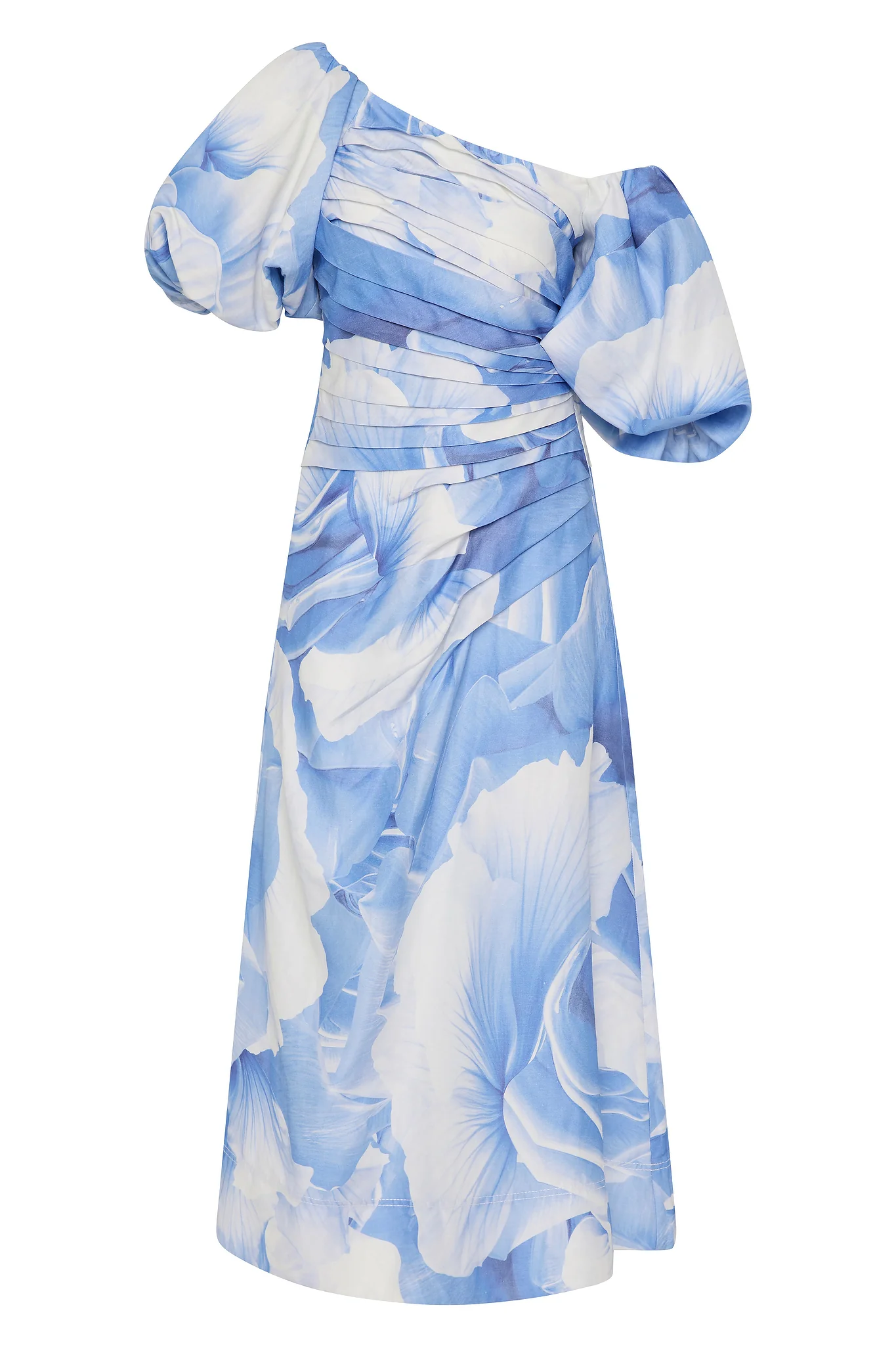 Cadence Ruched Midi Dress - Image 2
