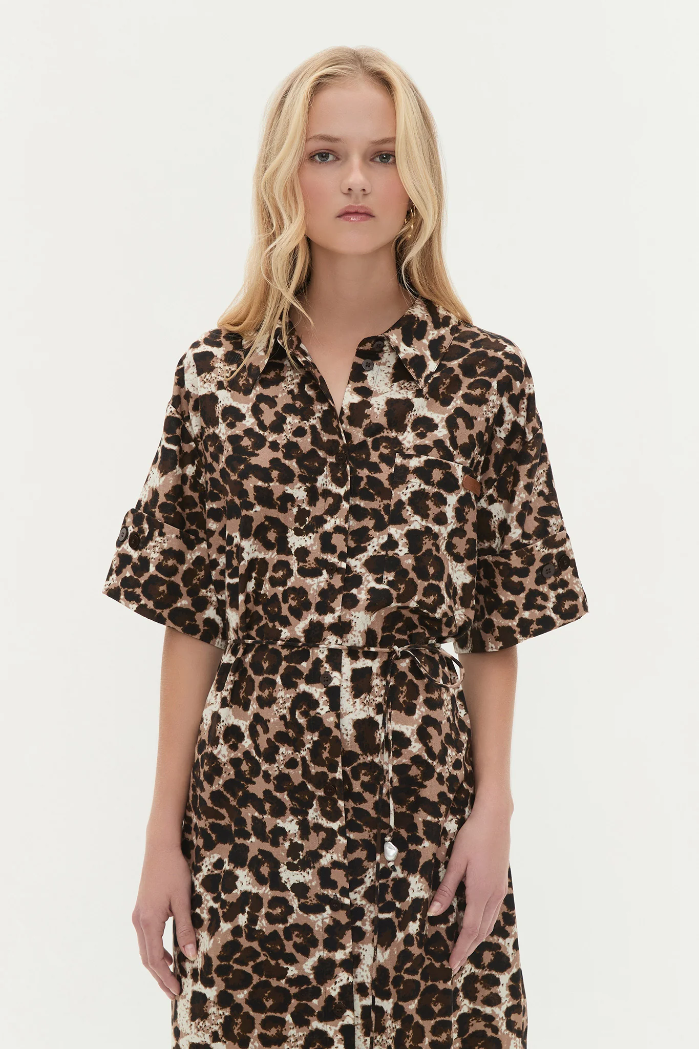 Callie Midi Shirt Dress - Image 3