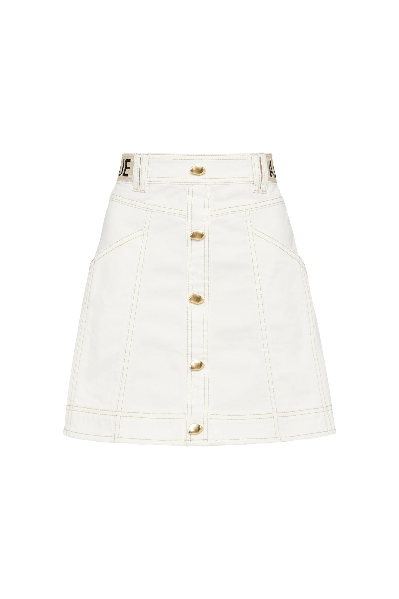 Camellia Denim Mini Skirt - Image 2