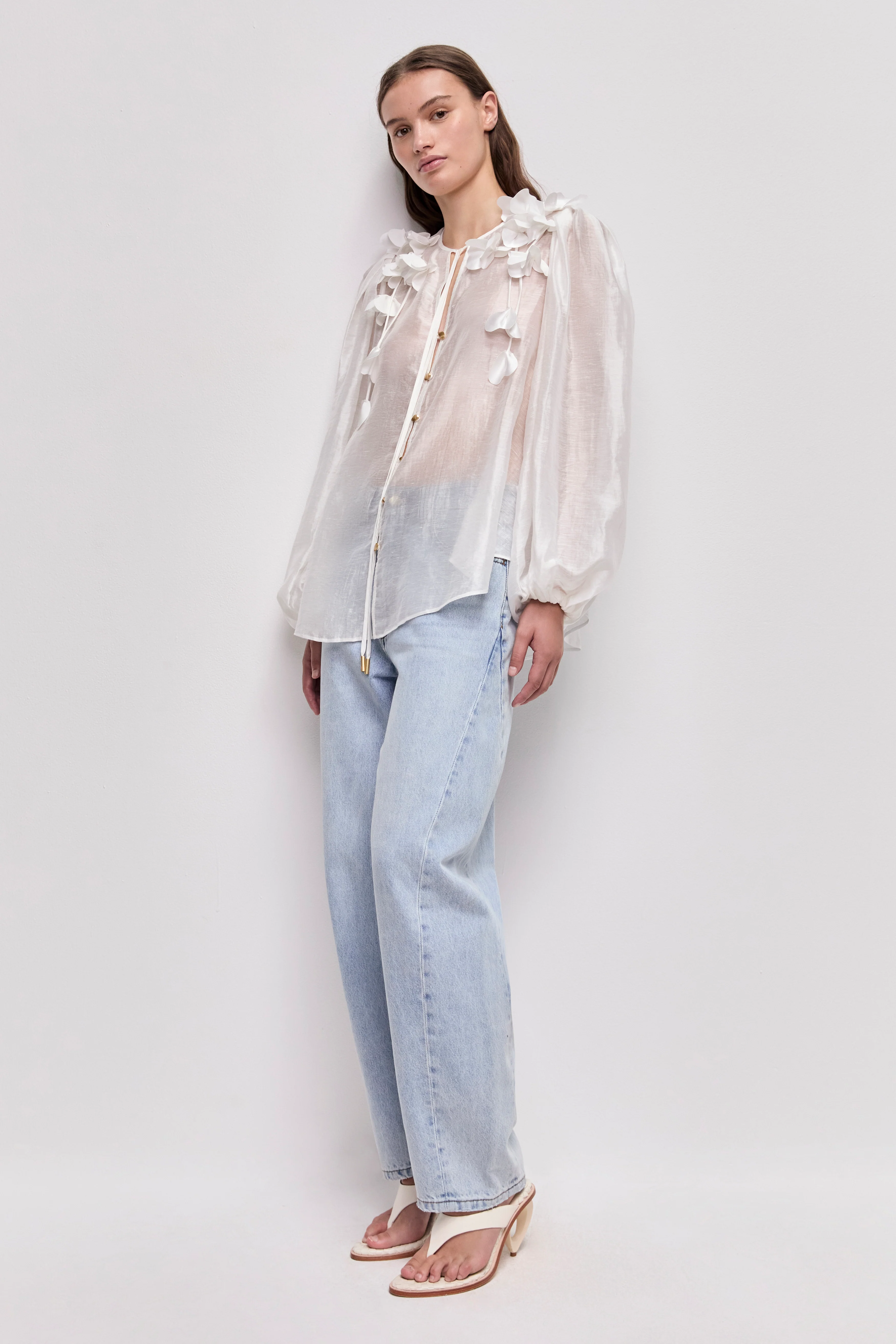 Camille Flower Blouse - Image 11