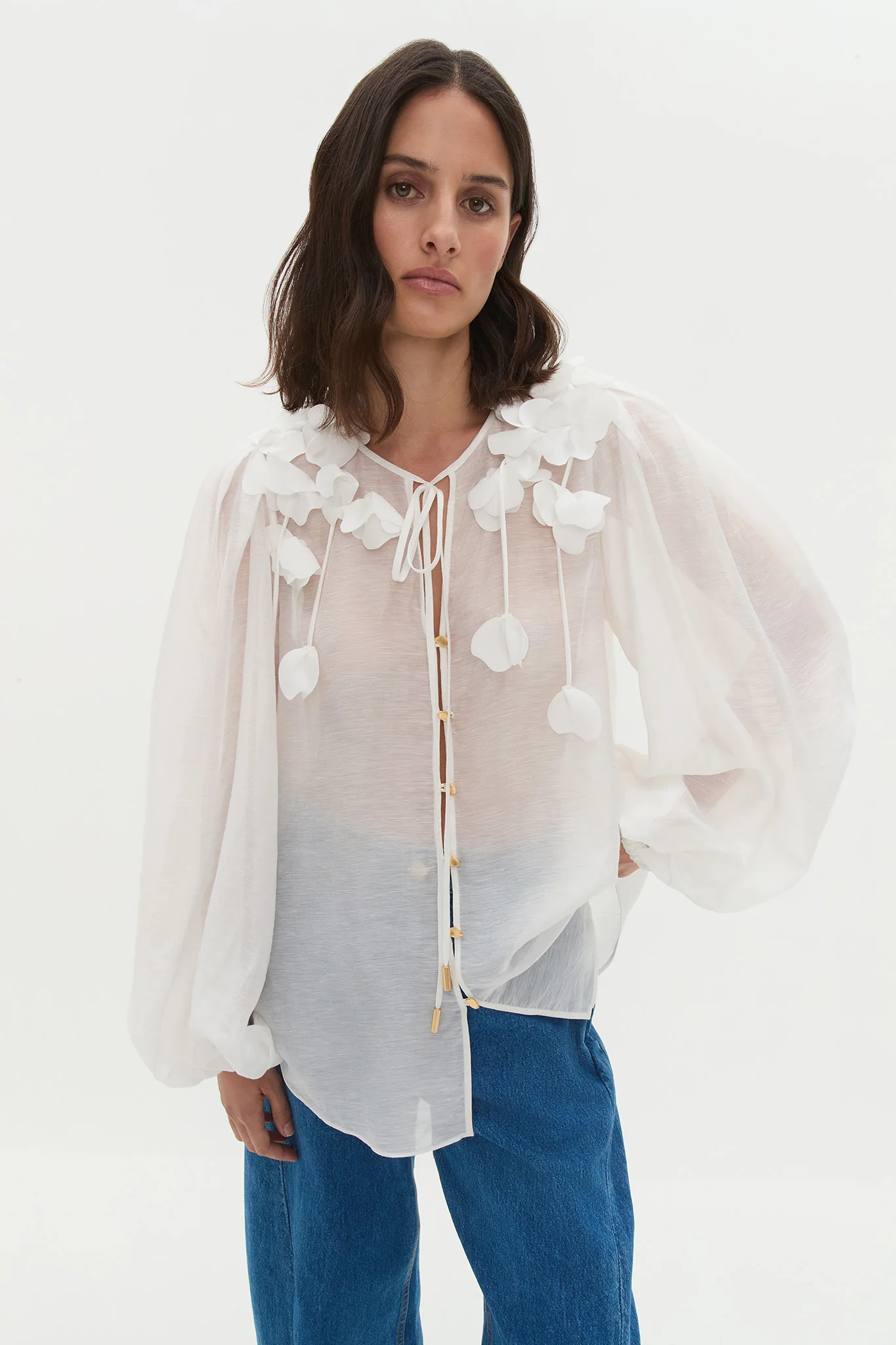 Camille Flower Blouse - Image 6