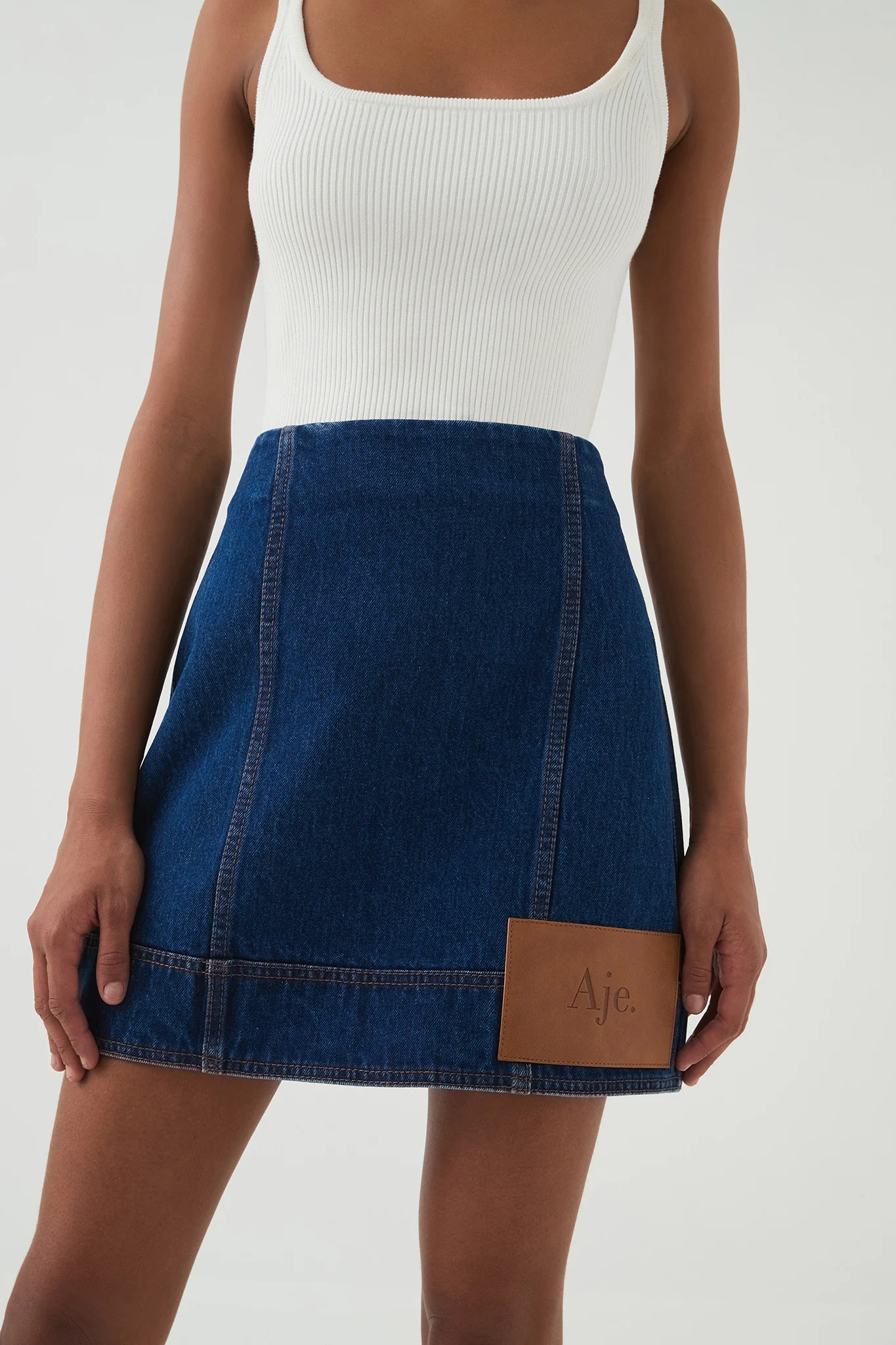 Carmen Denim Mini Skirt - Image 4
