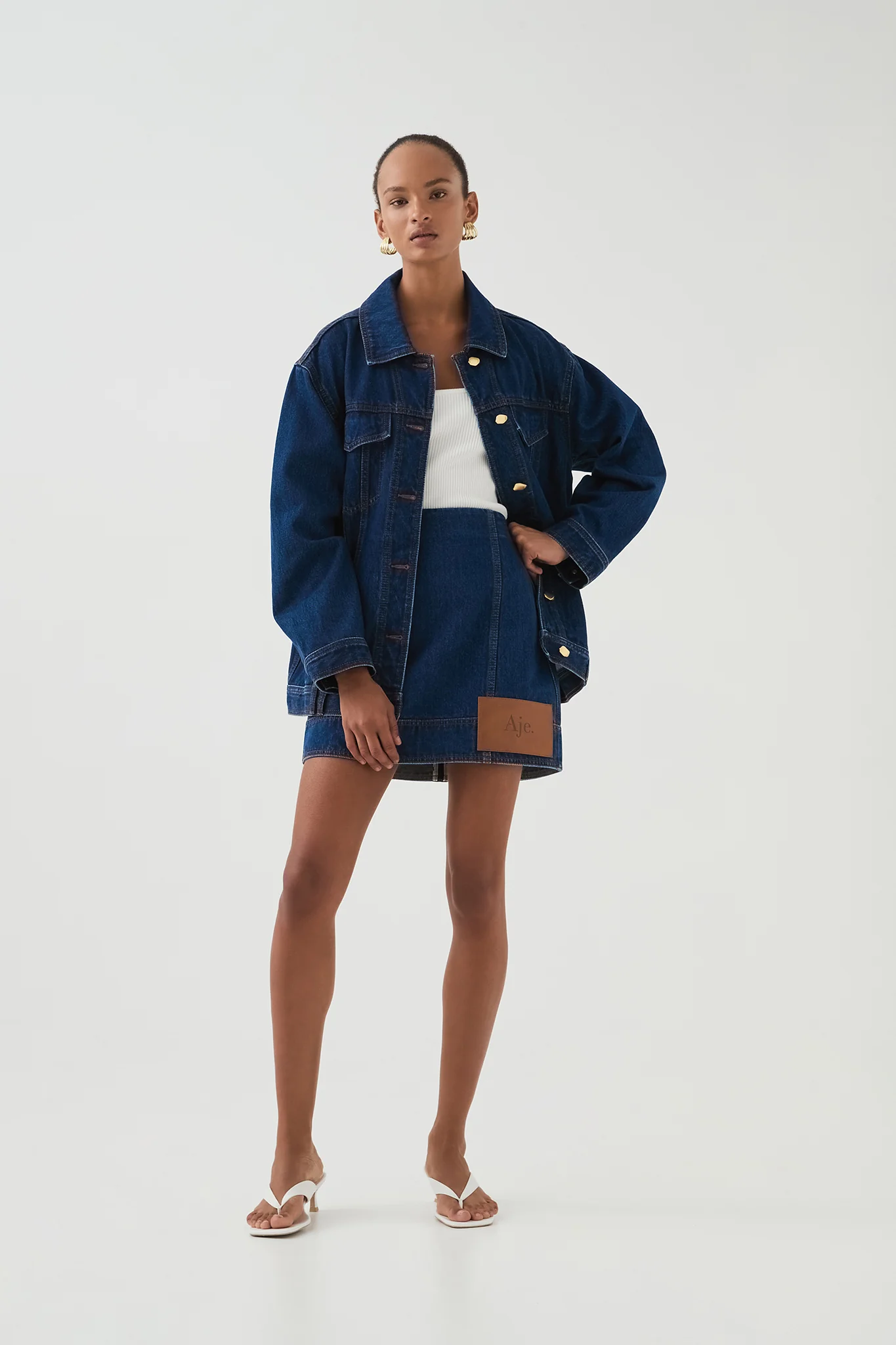 Carmen Denim Mini Skirt - Image 6