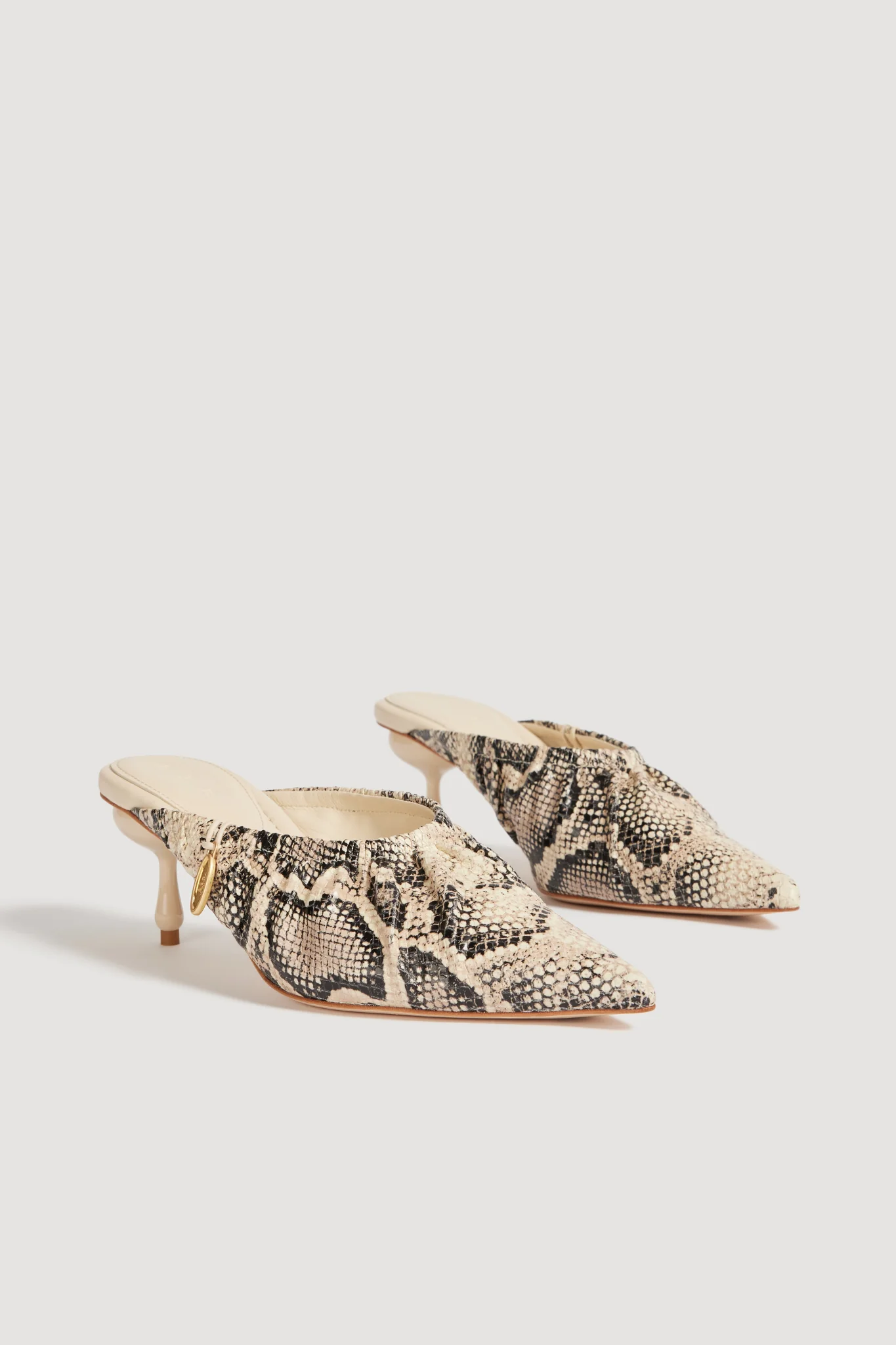 Carmena Rushed Mule Heel - Image 2