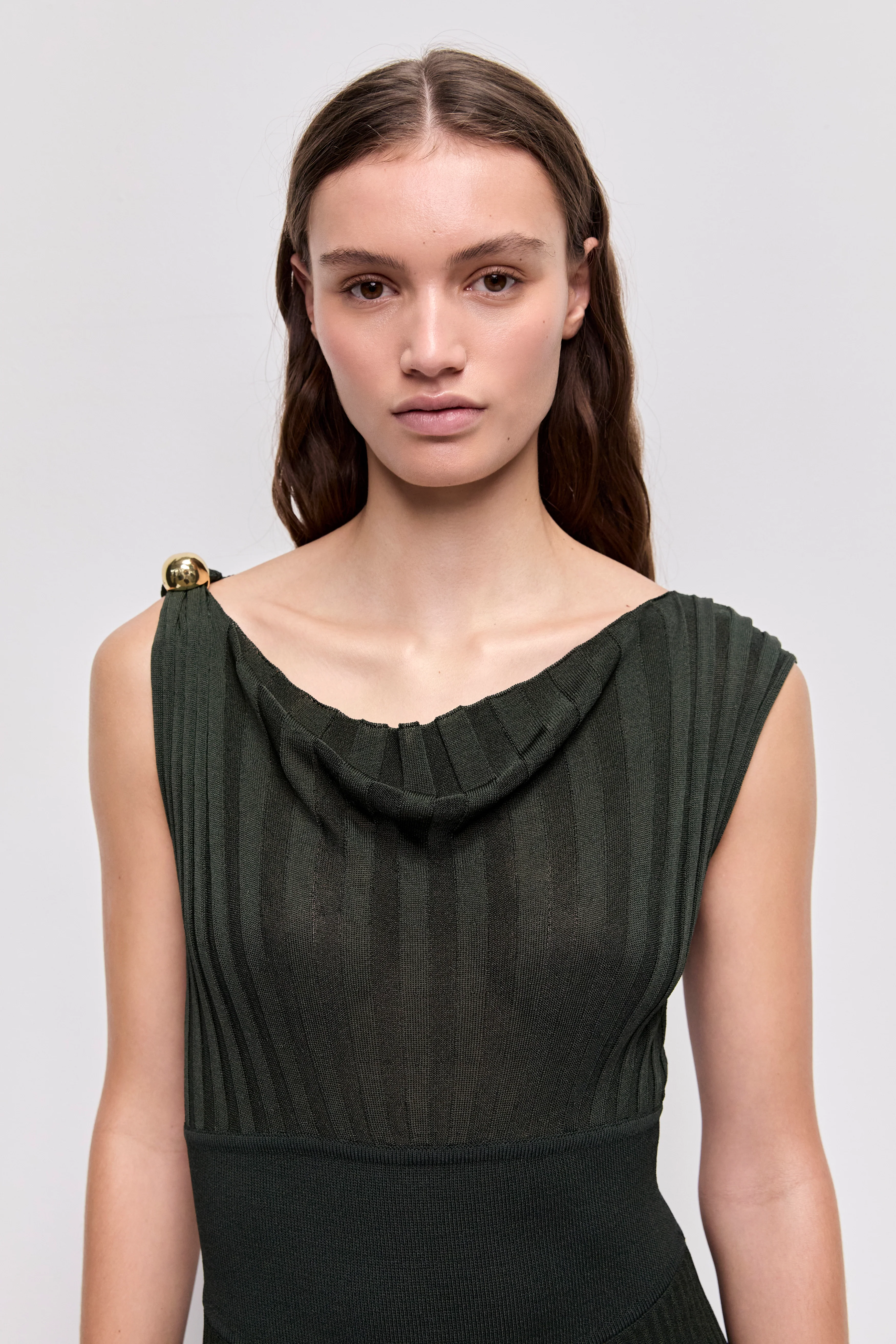 Carmine Knit Midi Dress - Image 4