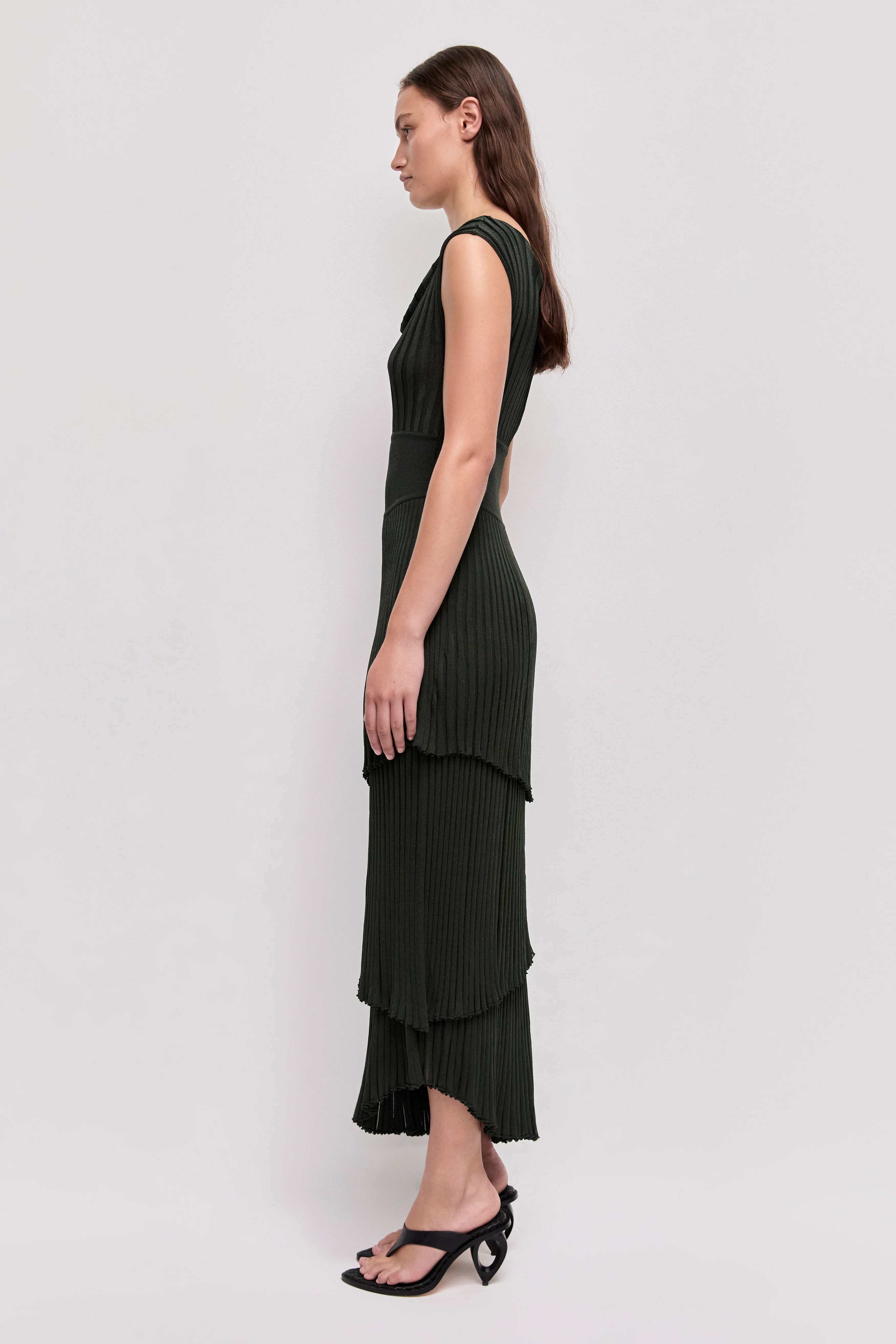 Carmine Knit Midi Dress - Image 6