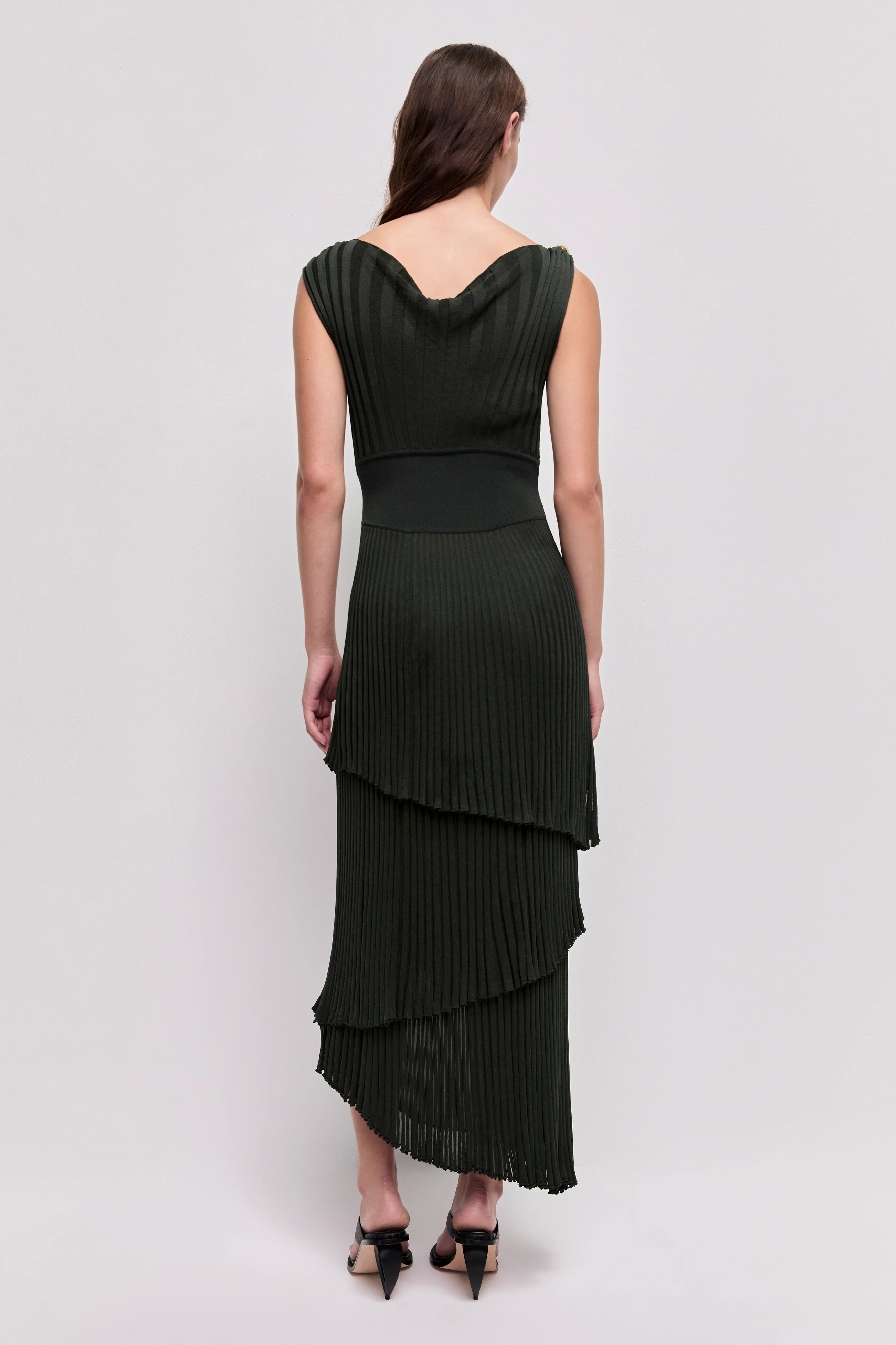 Carmine Knit Midi Dress - Image 7