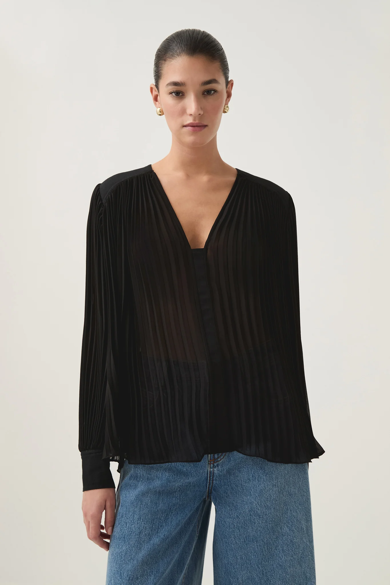 Cathedra Pleated Blouse - Image 3