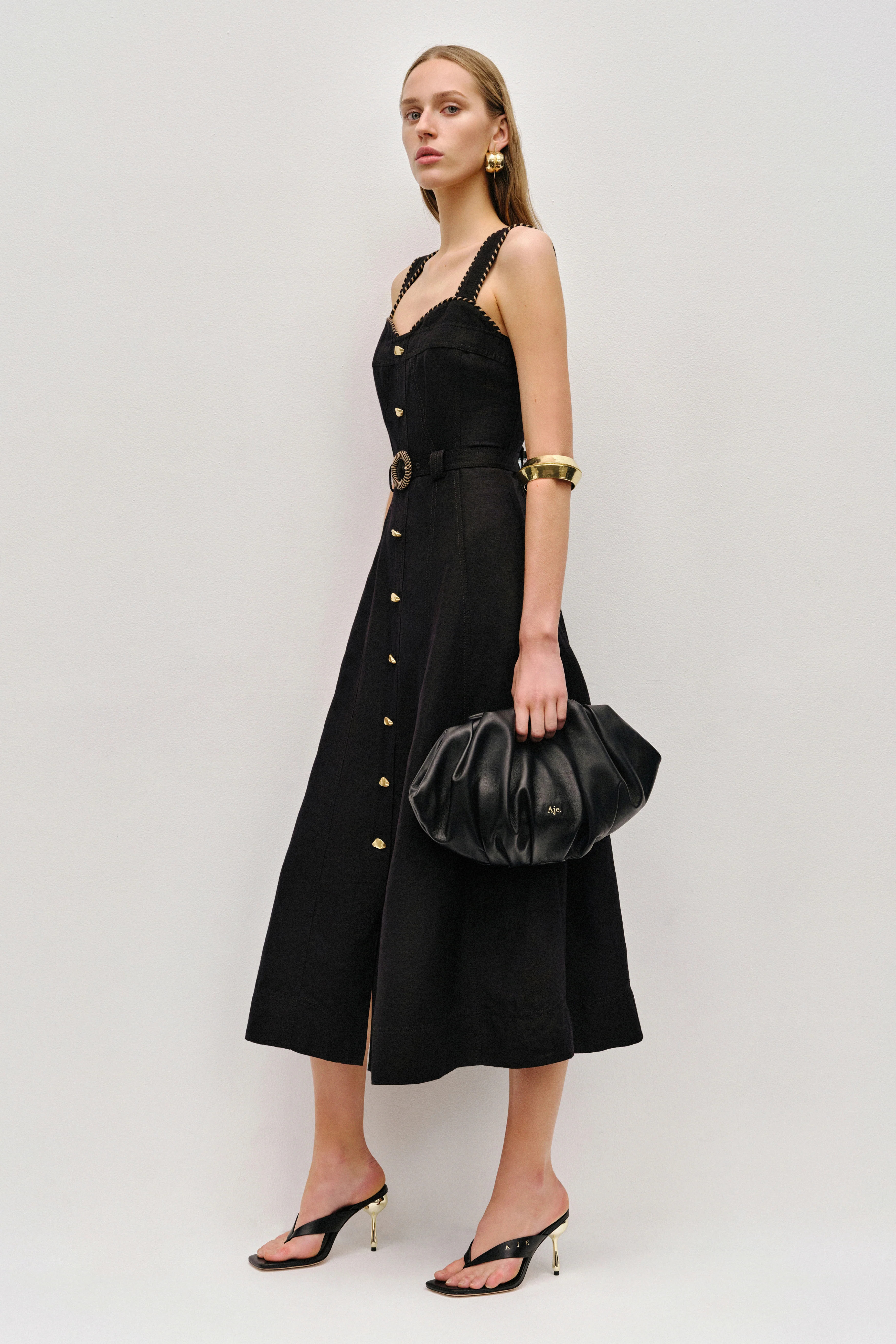 Celeste Utility Midi Dress