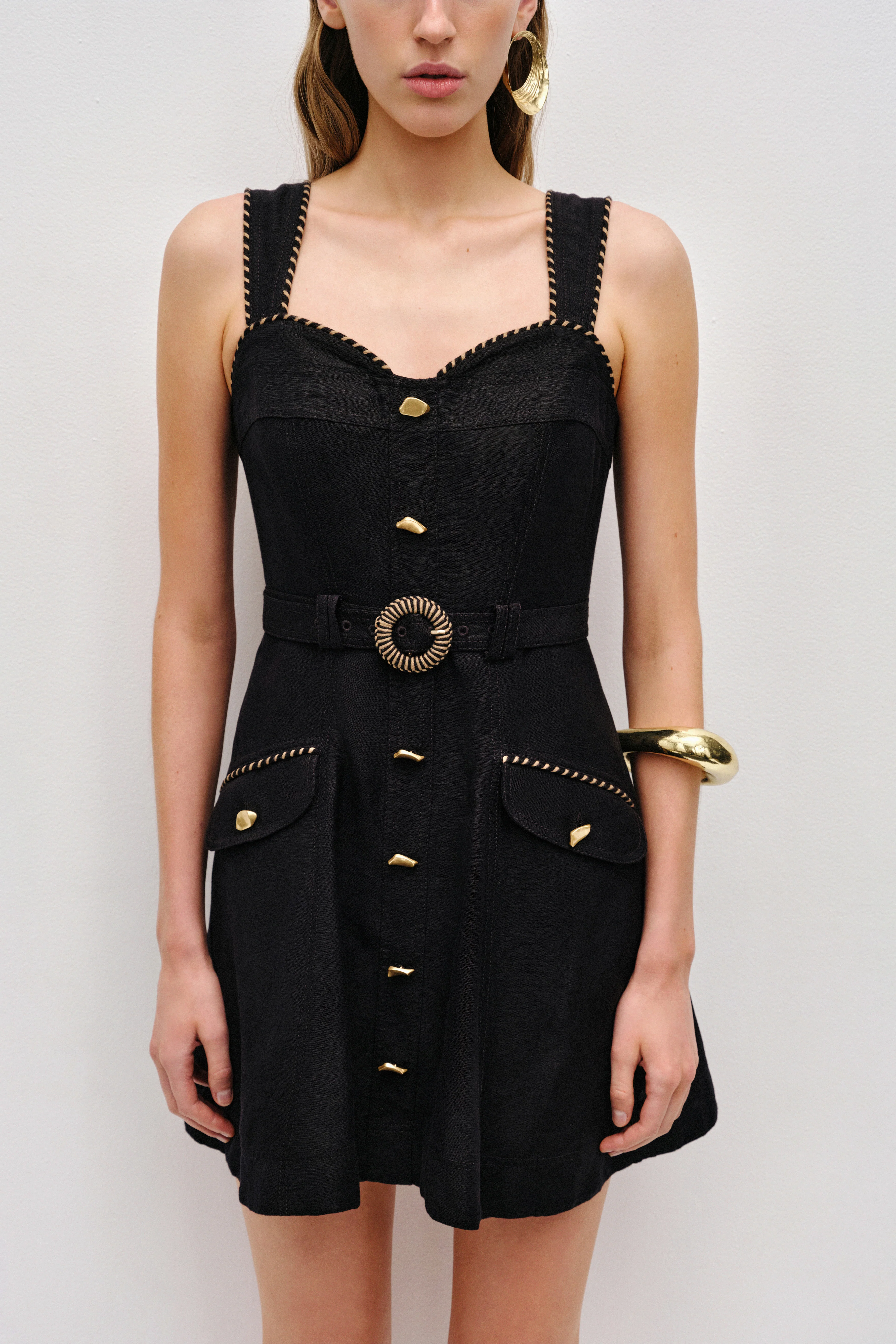 Celeste Utility Mini Dress - Image 3
