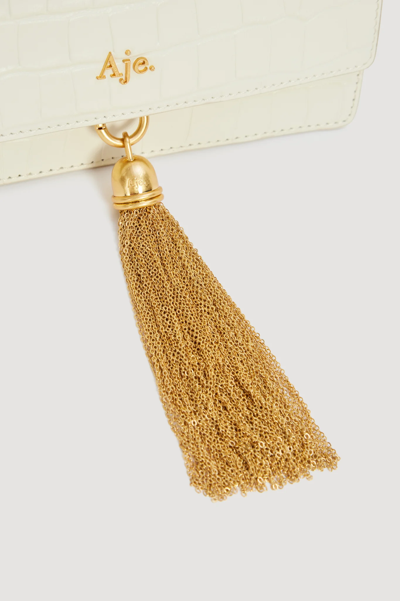 Celia Croc Emboss Clutch - Image 3