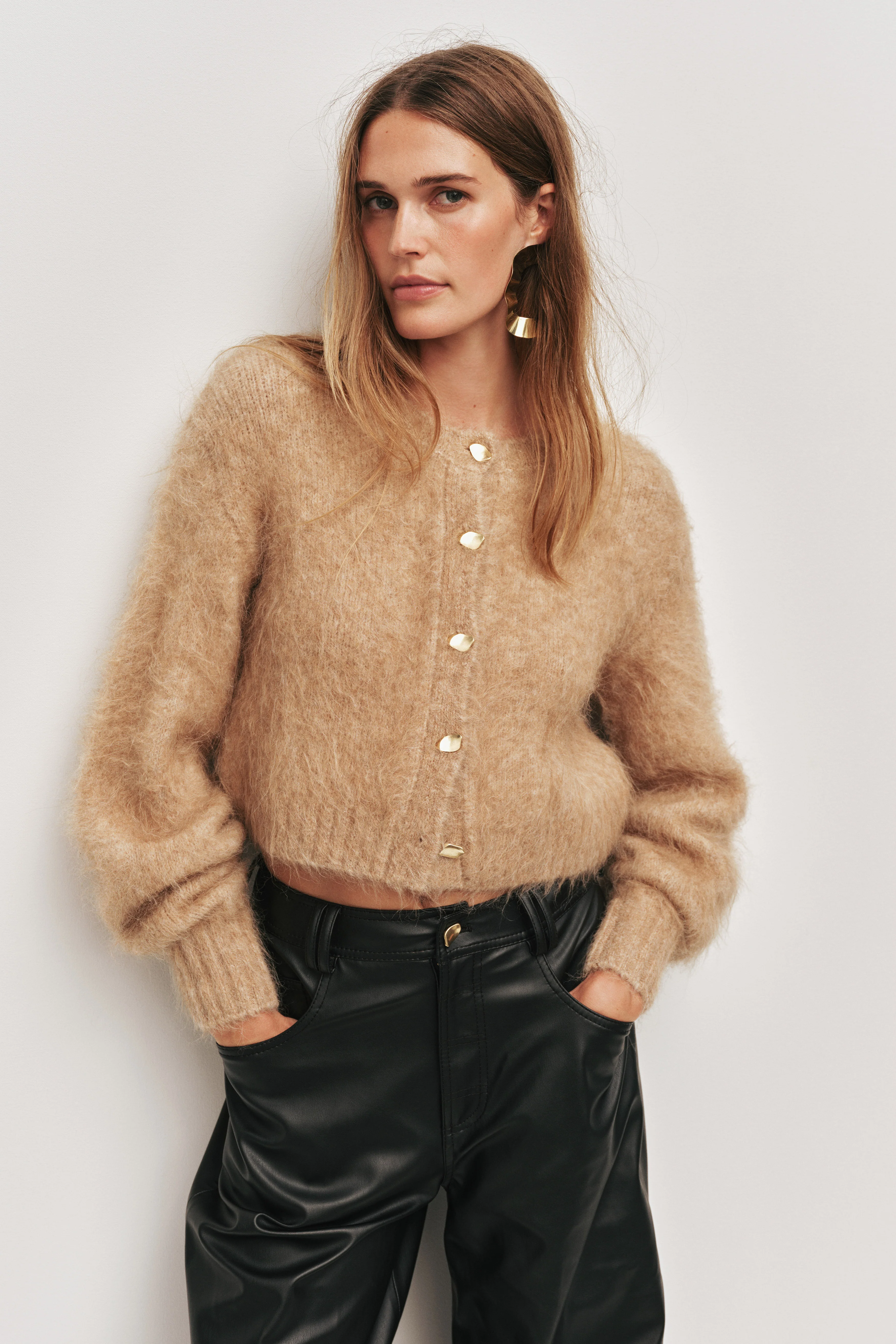 Celine Fluffy Cardigan - Image 3