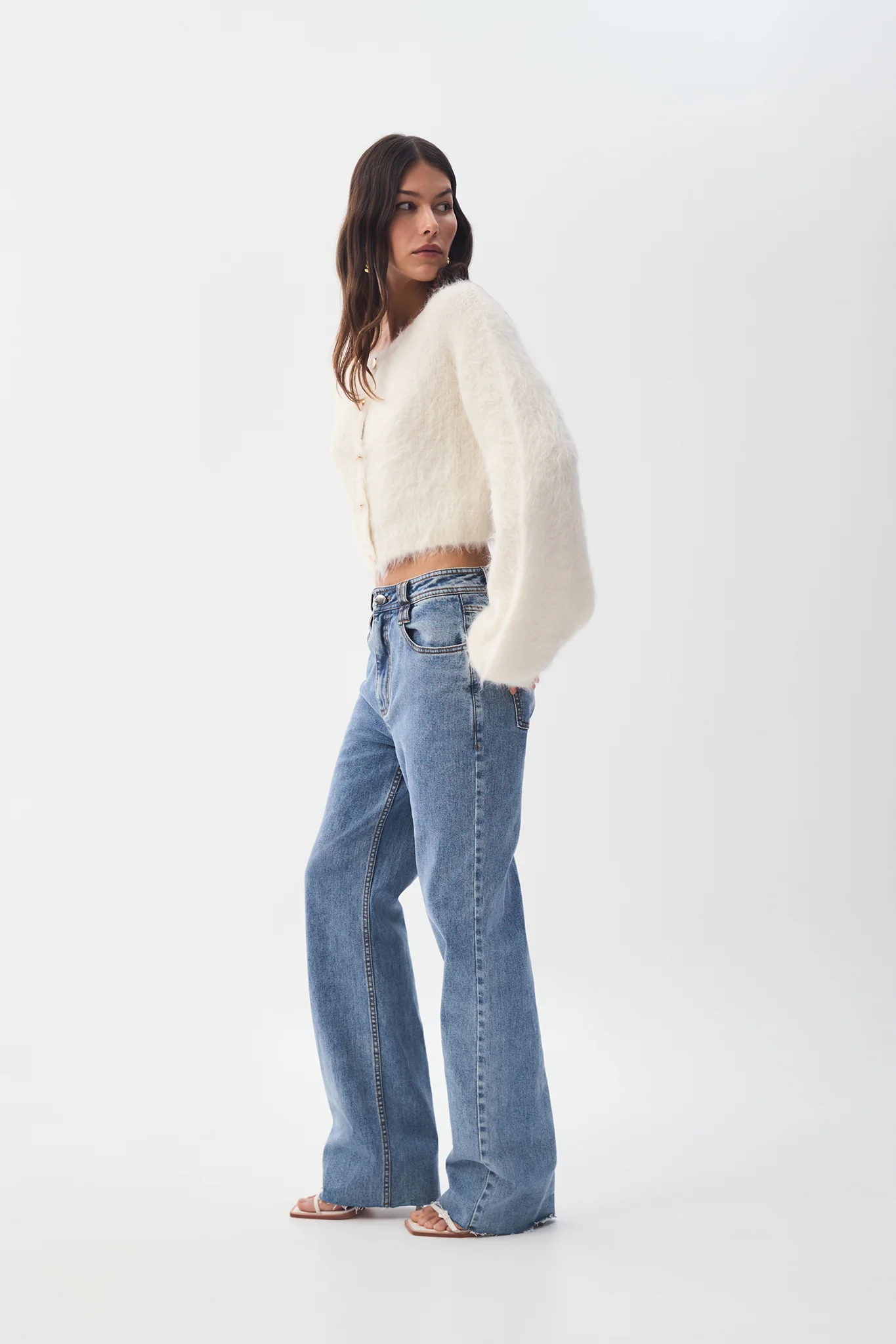 Celine Fluffy Cardigan - Image 4