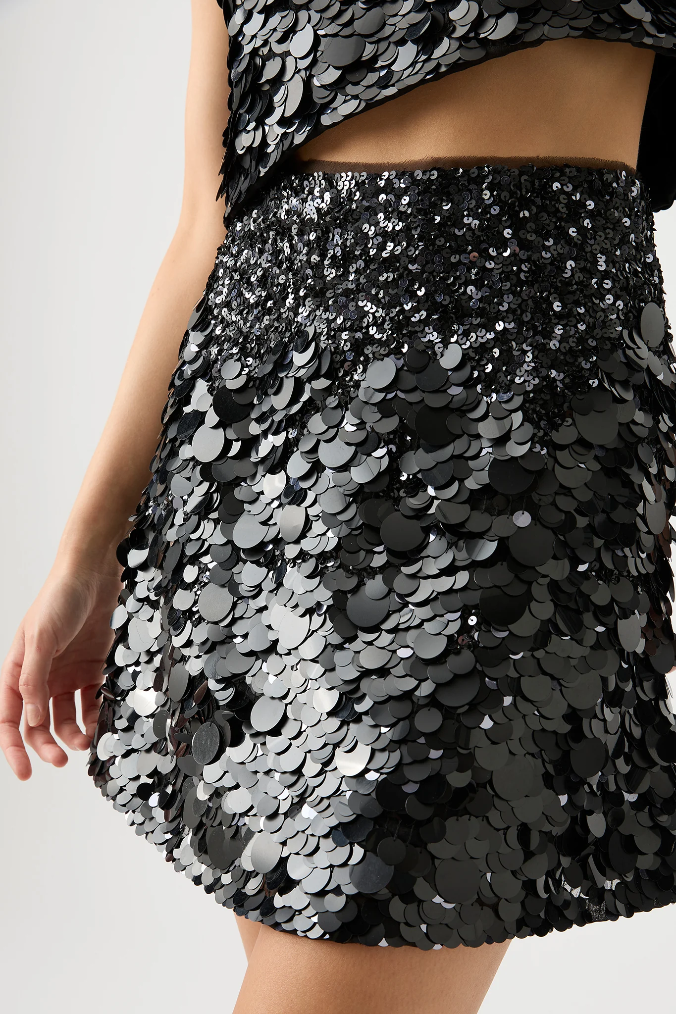 Cherie Sequin Mini Skirt - Image 4