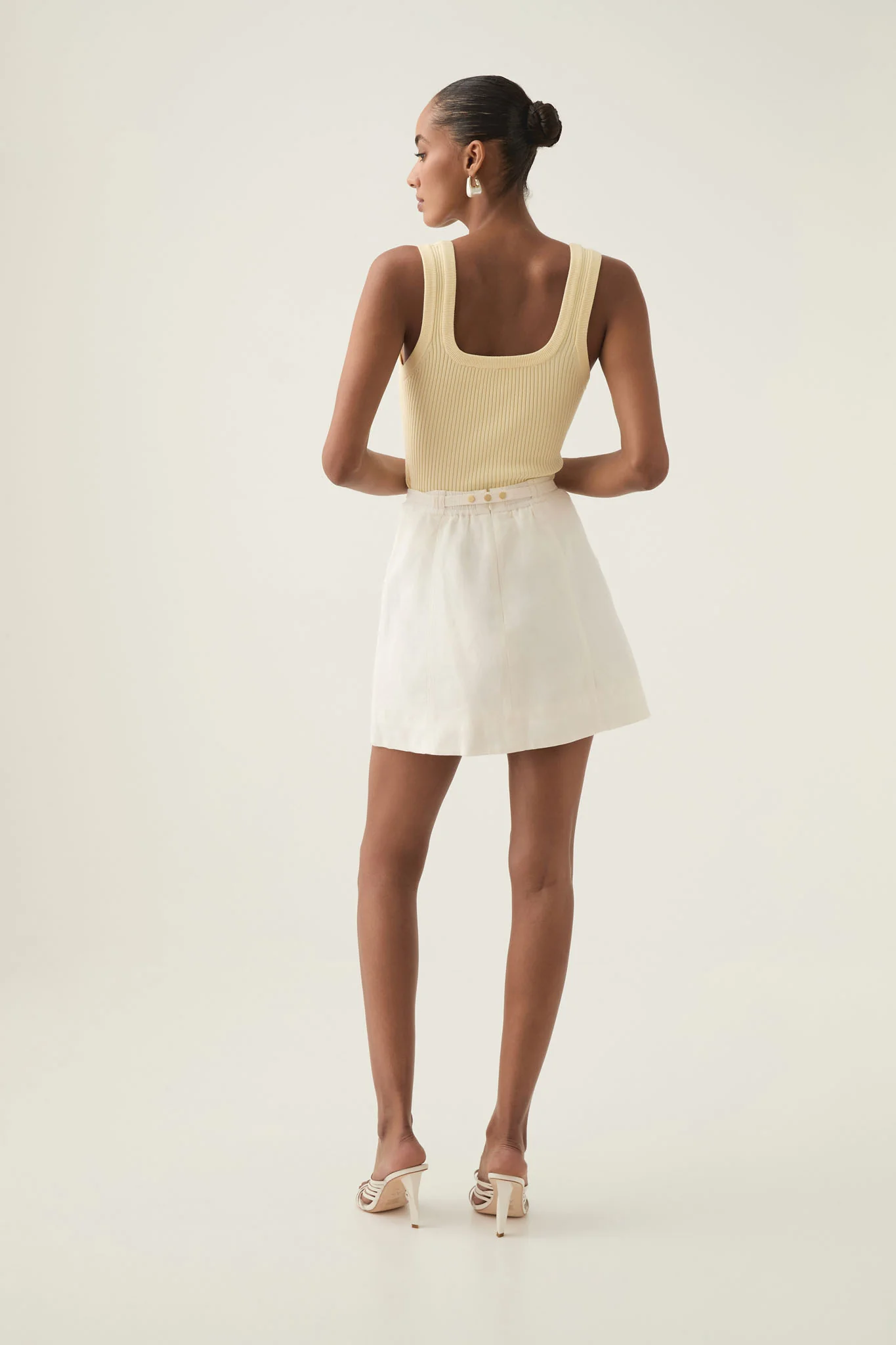 Christine Belted Mini Skirt - Image 6