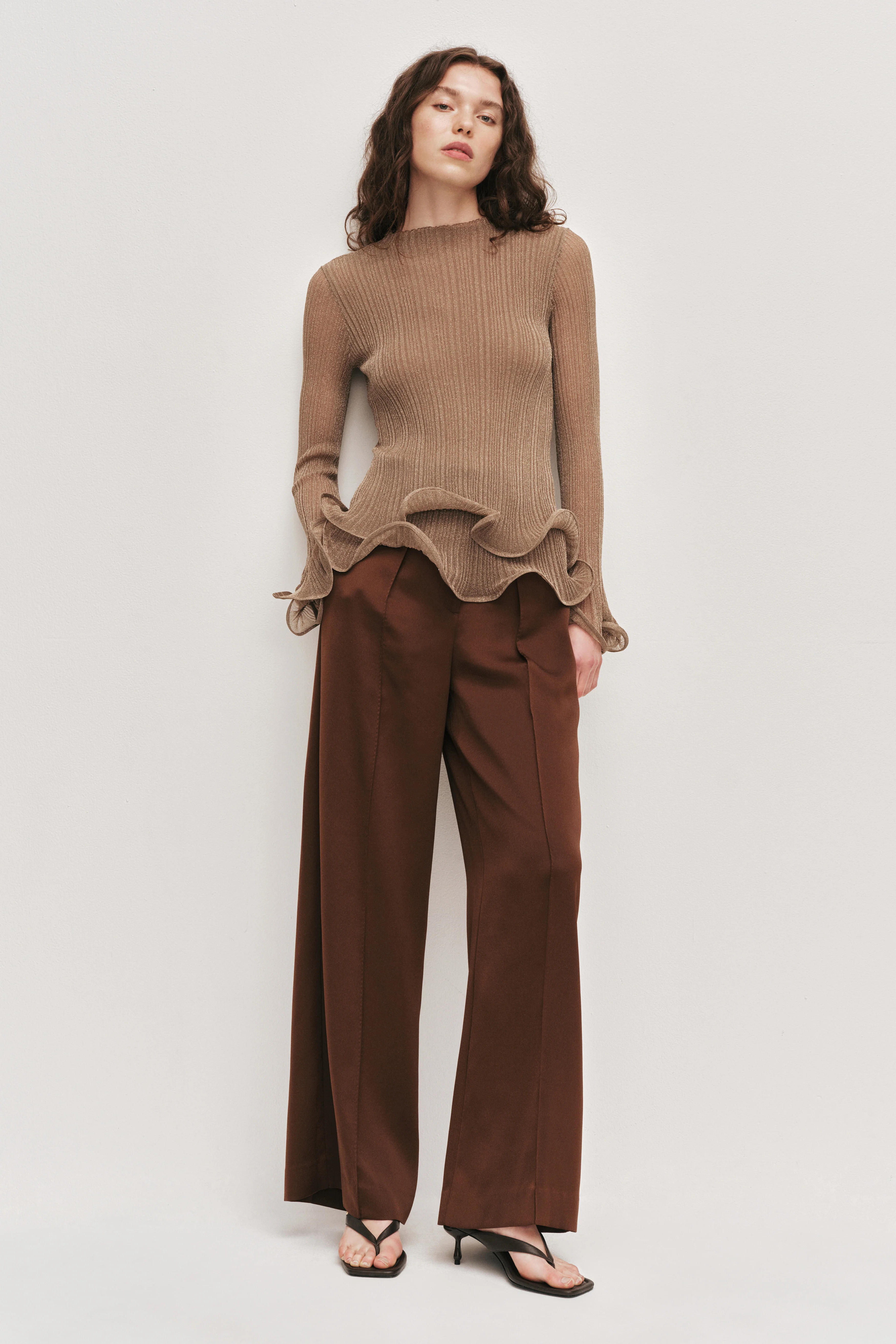 Ciela Ruffle Knit Top - Image 3