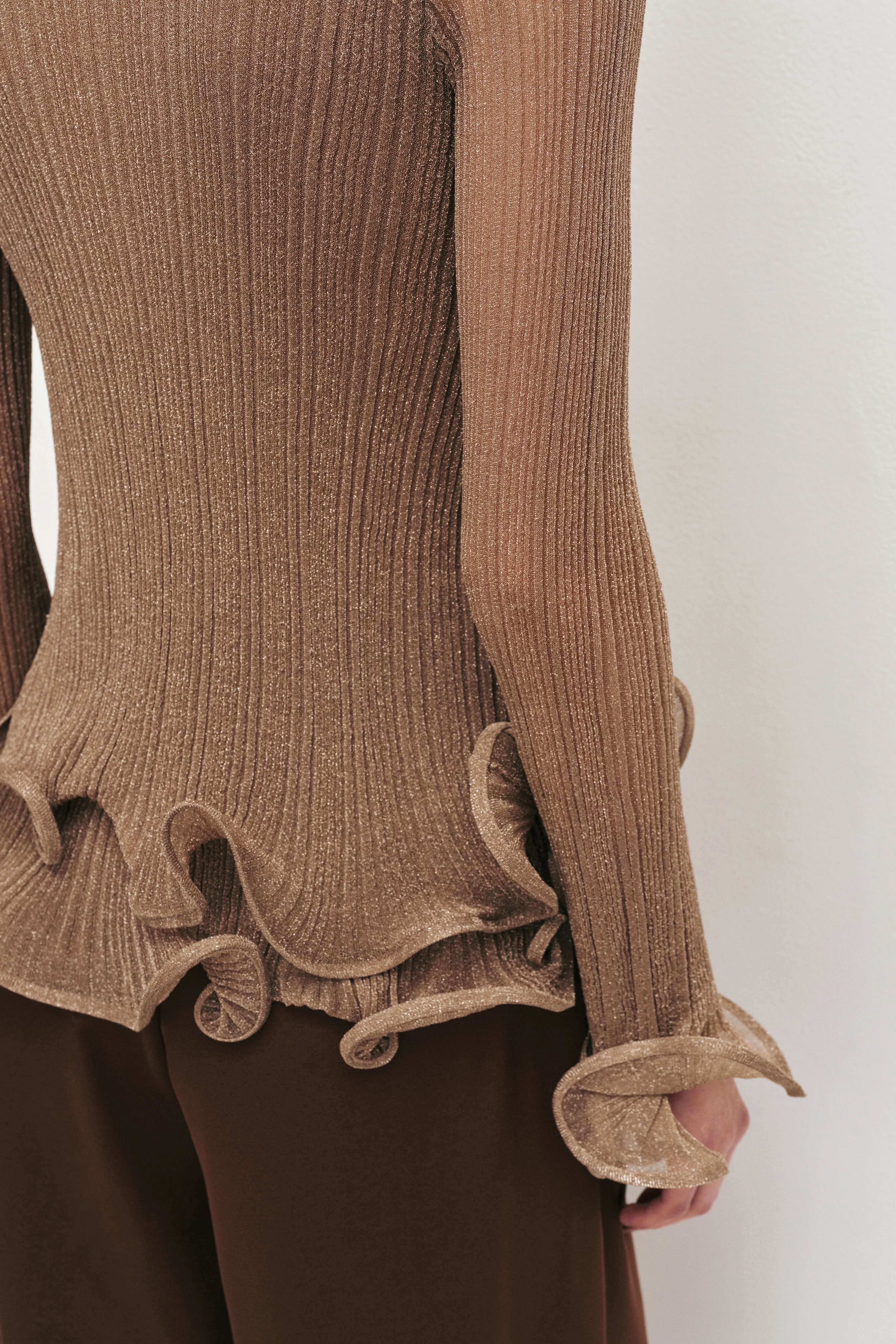 Ciela Ruffle Knit Top - Image 4