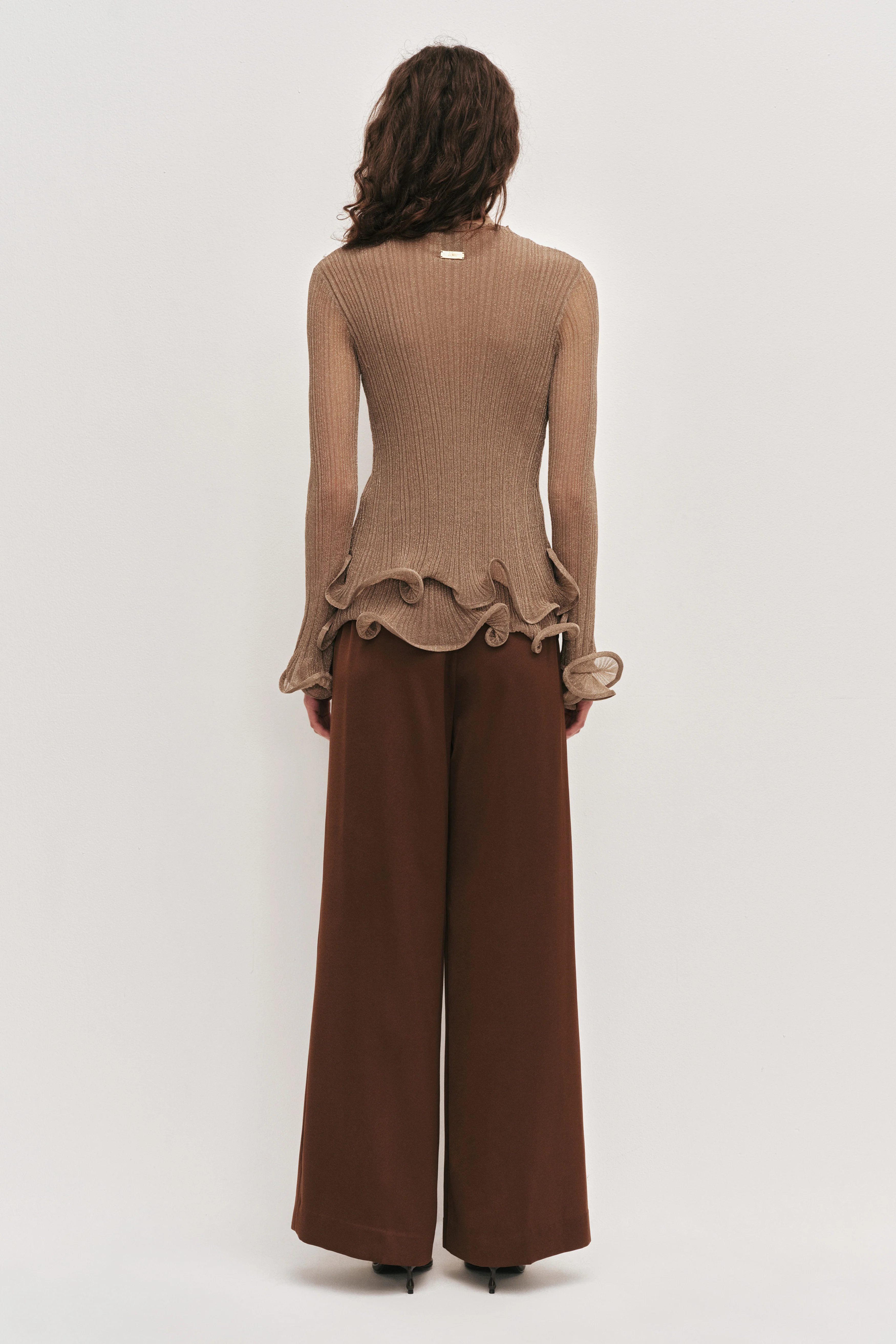 Ciela Ruffle Knit Top - Image 6