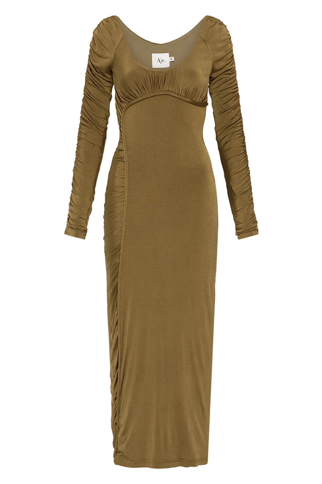 Cini Gathered Midi Dress - Image 2
