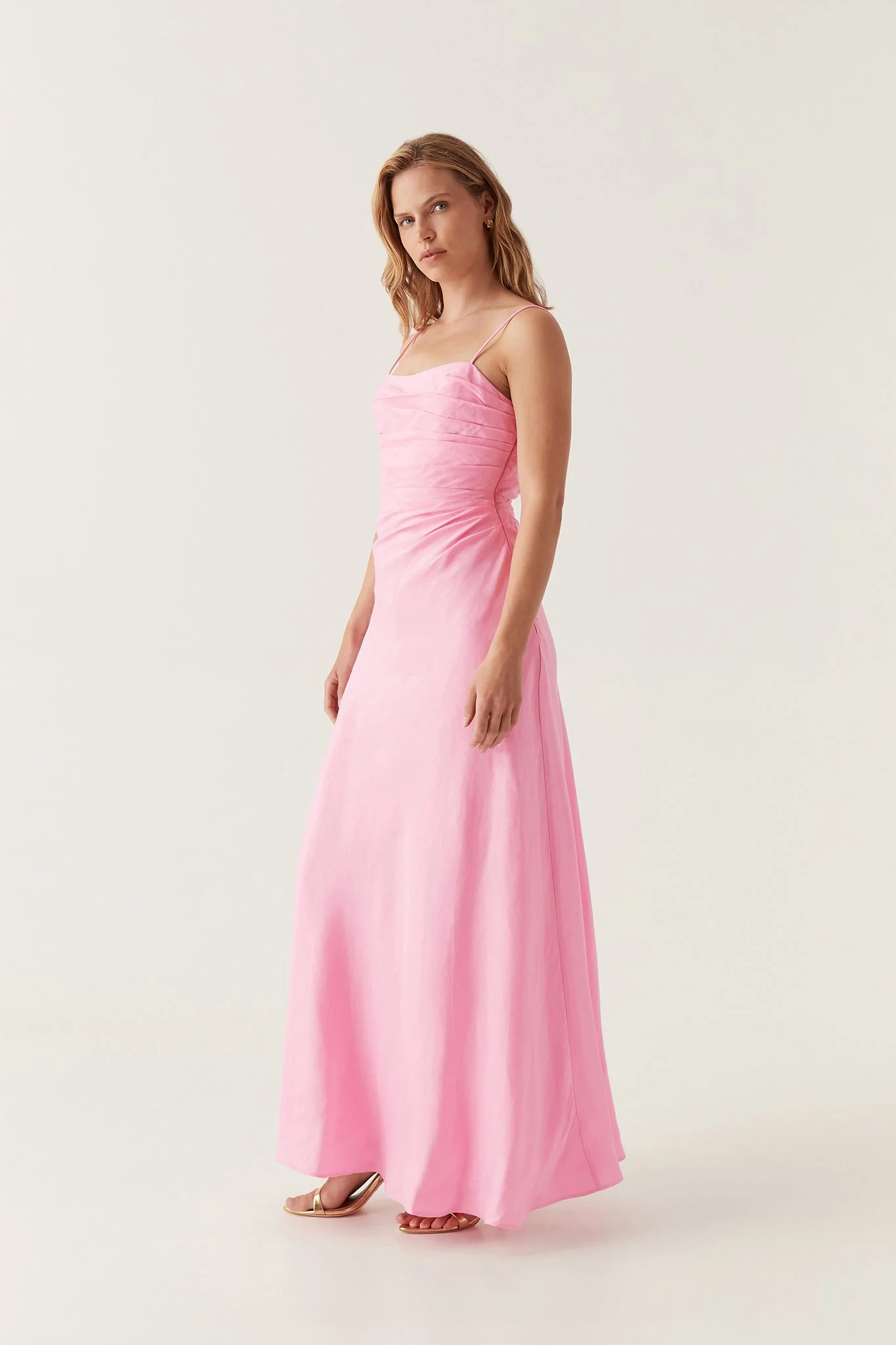 Clarice Draped Maxi Dress - Image 3