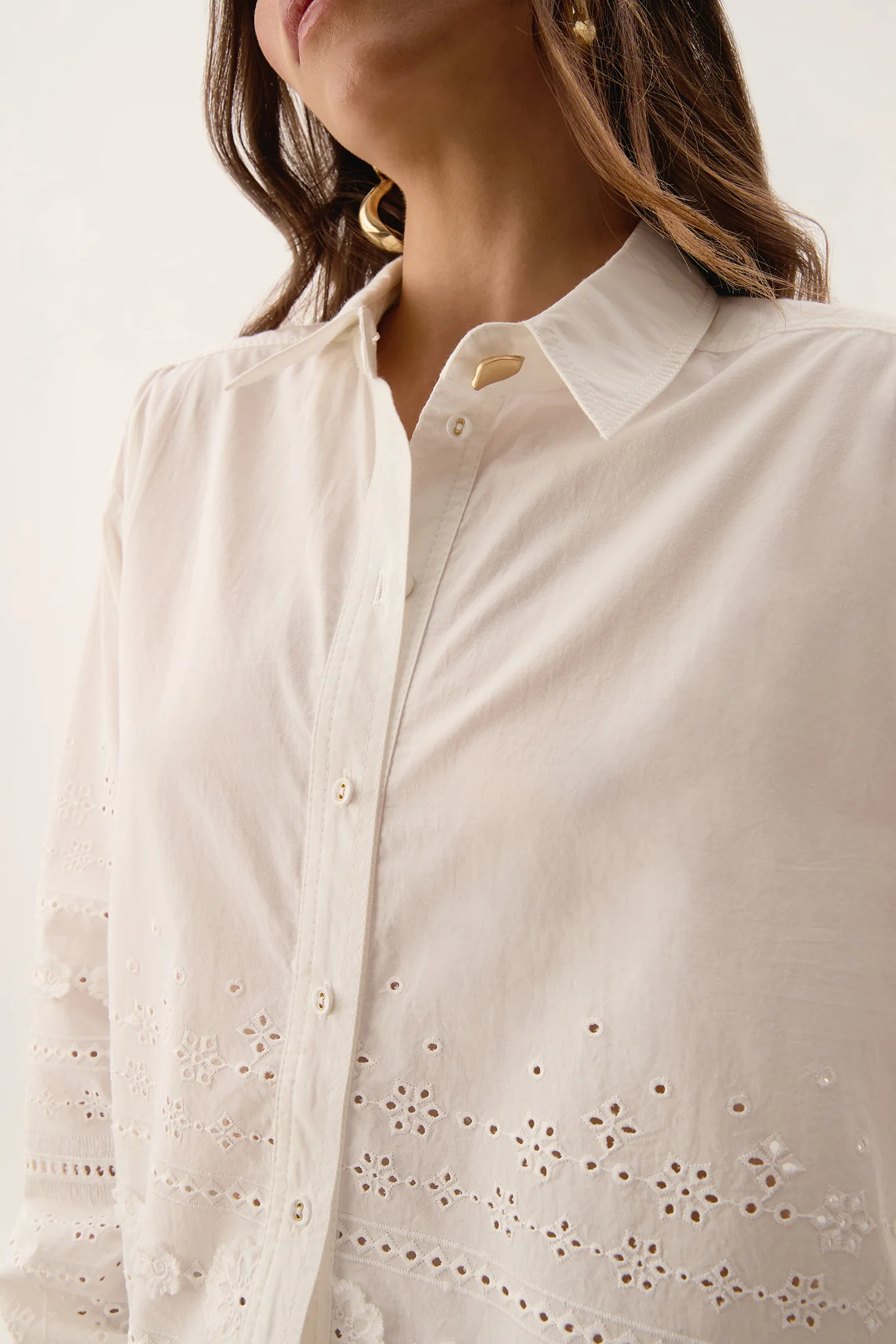 Cloud Embroidered Shirt - Image 5
