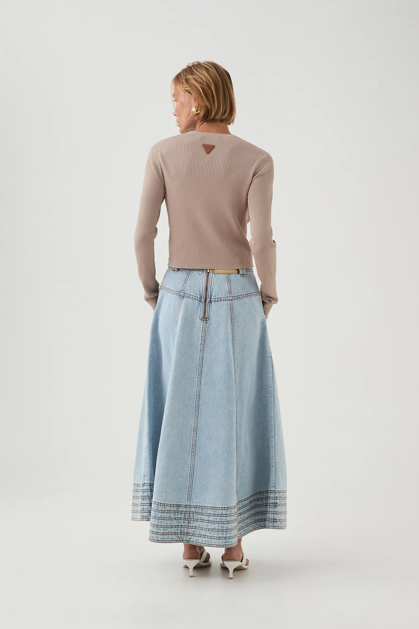 Coast Denim Midi Skirt - Image 6