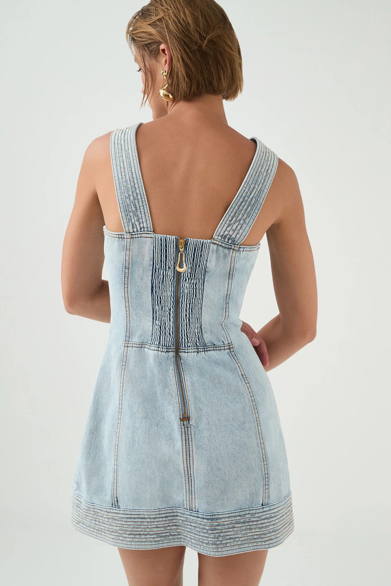 Coast Denim Mini Dress - Image 5