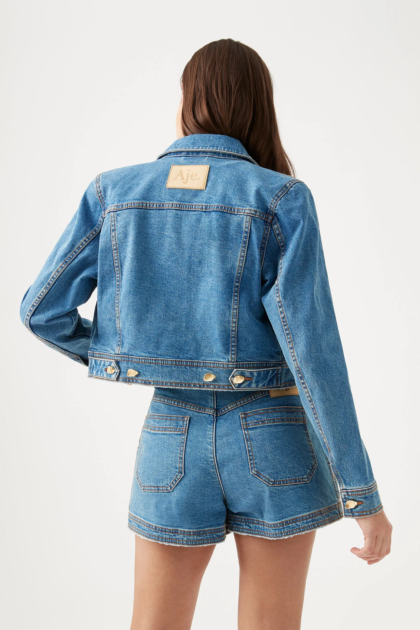 Coda Denim Cropped Jacket - Image 6