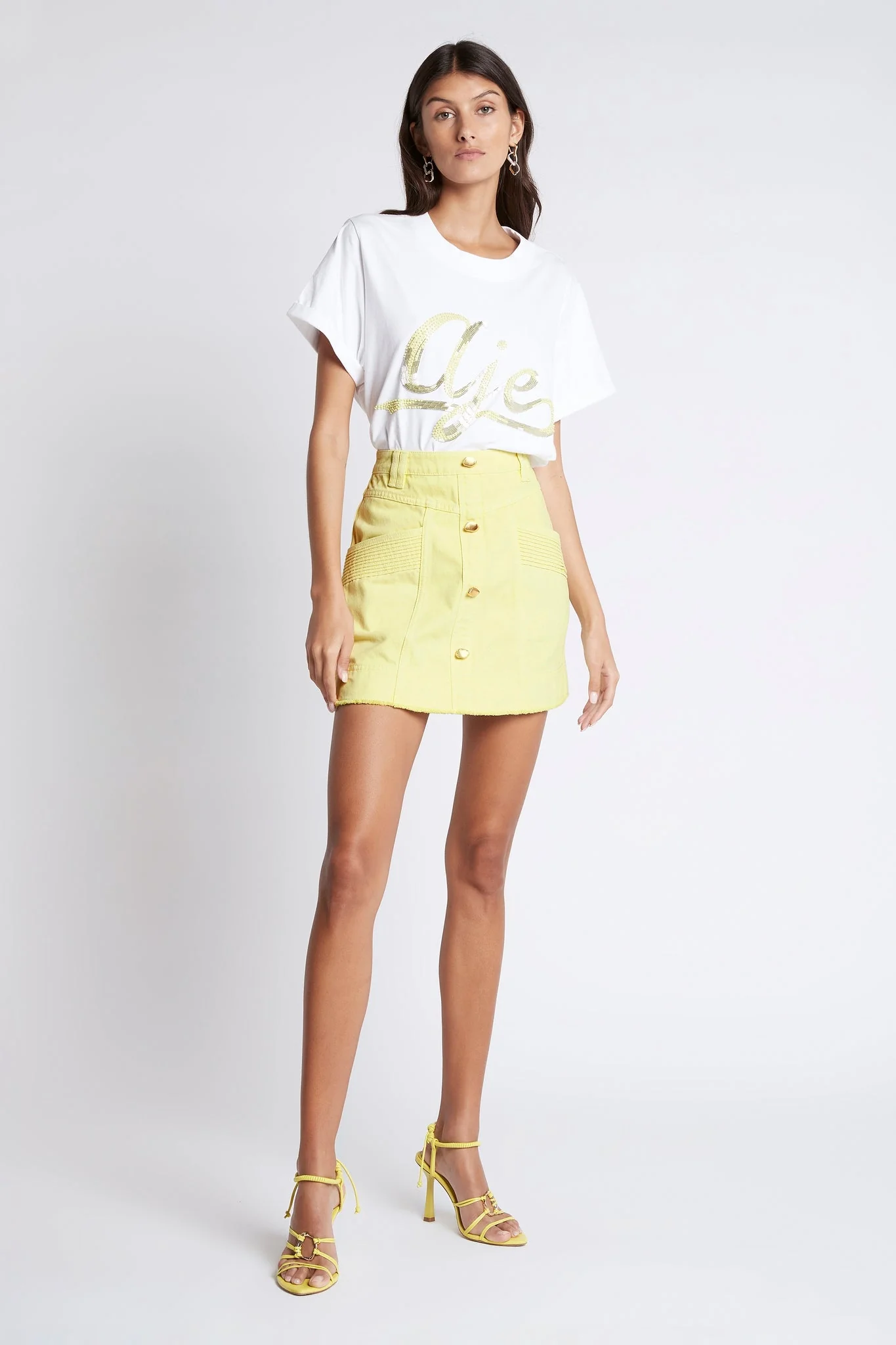 Como Denim Mini Skirt - Image 5
