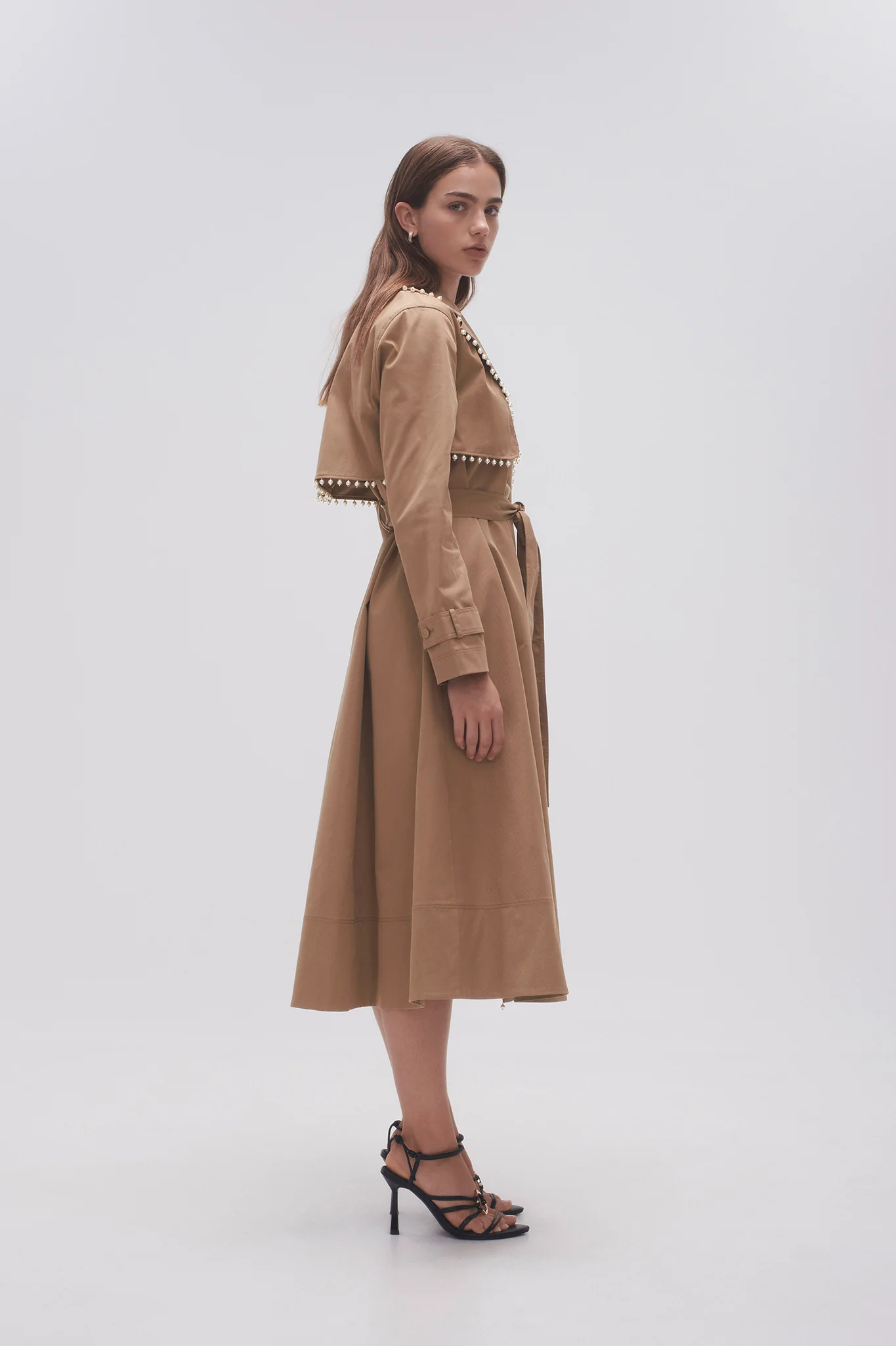 Constellation Pearl Trim Coat - Image 5