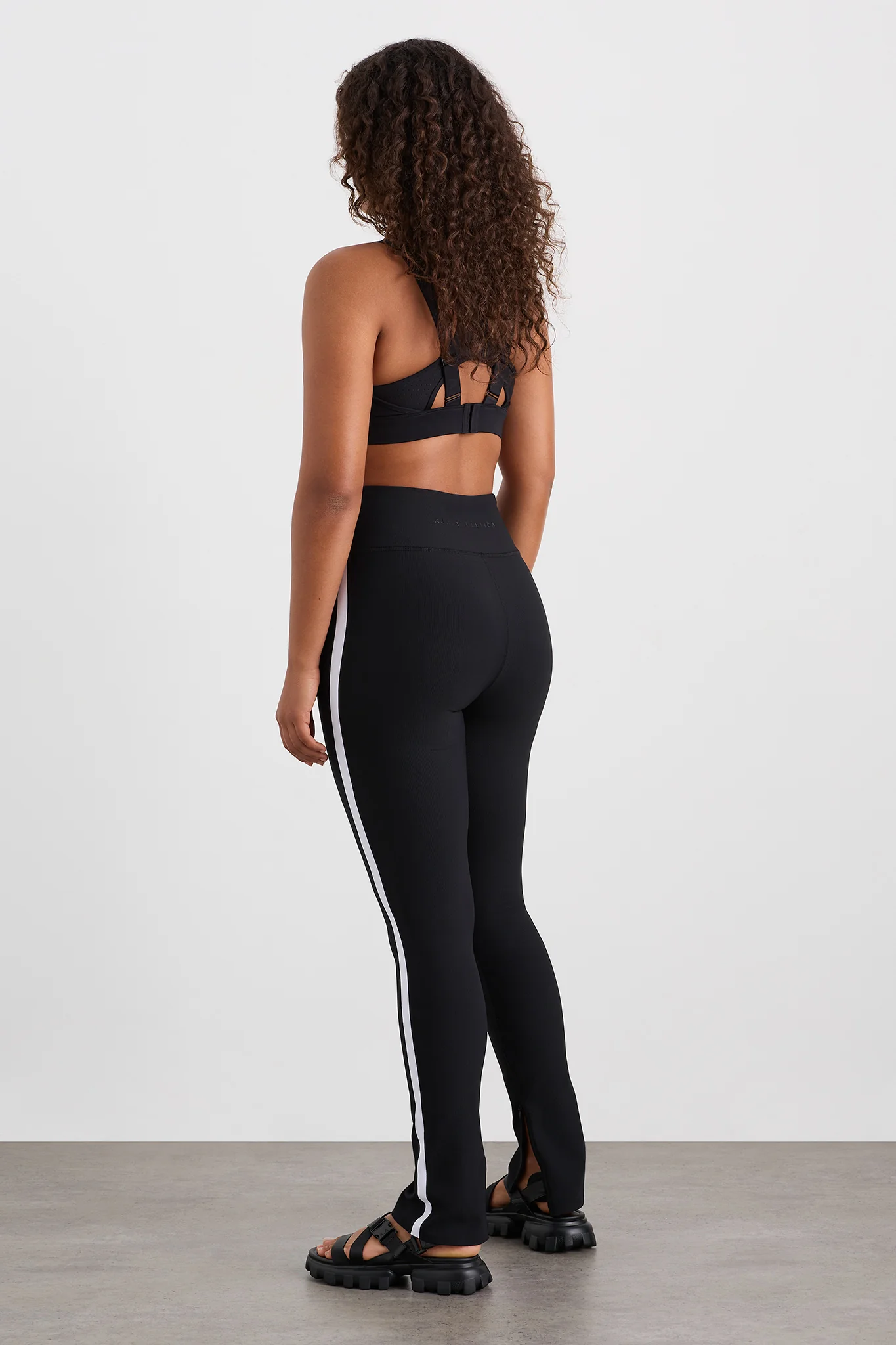 Contrast Split Hem Legging 205 - Image 11