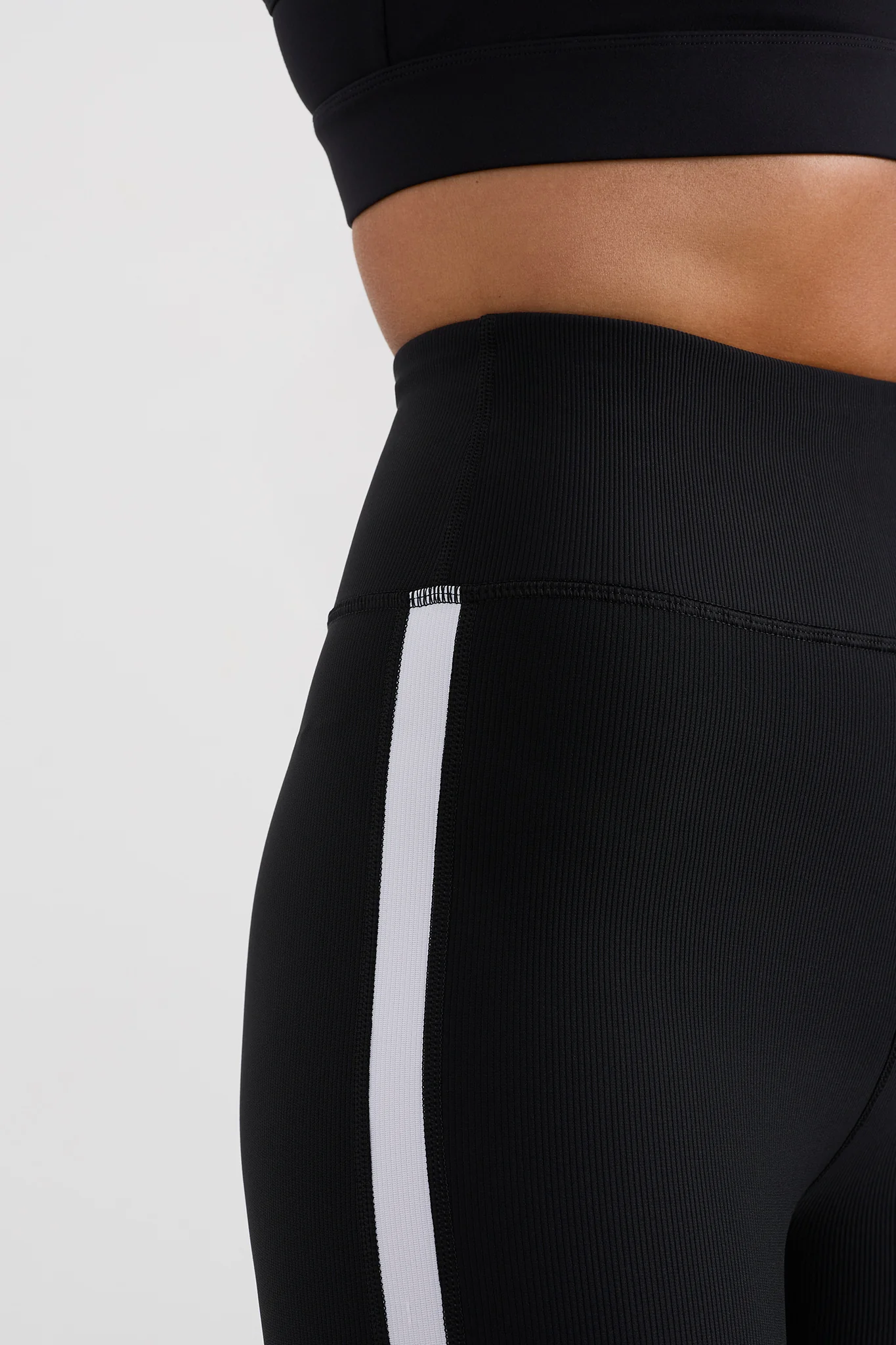 Contrast Split Hem Legging 205 - Image 5