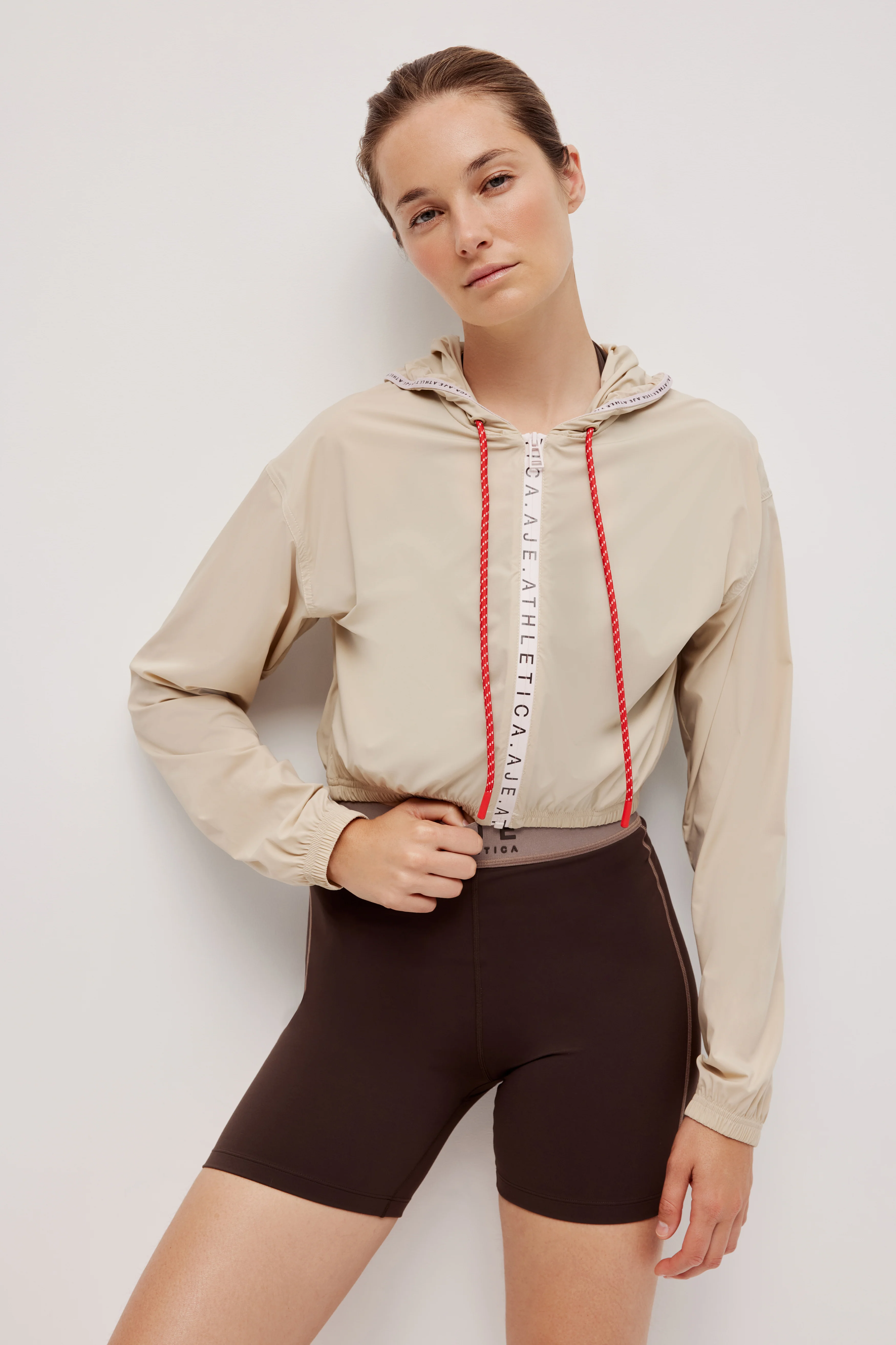 Crop Hood Spray Jacket 716 - Image 3