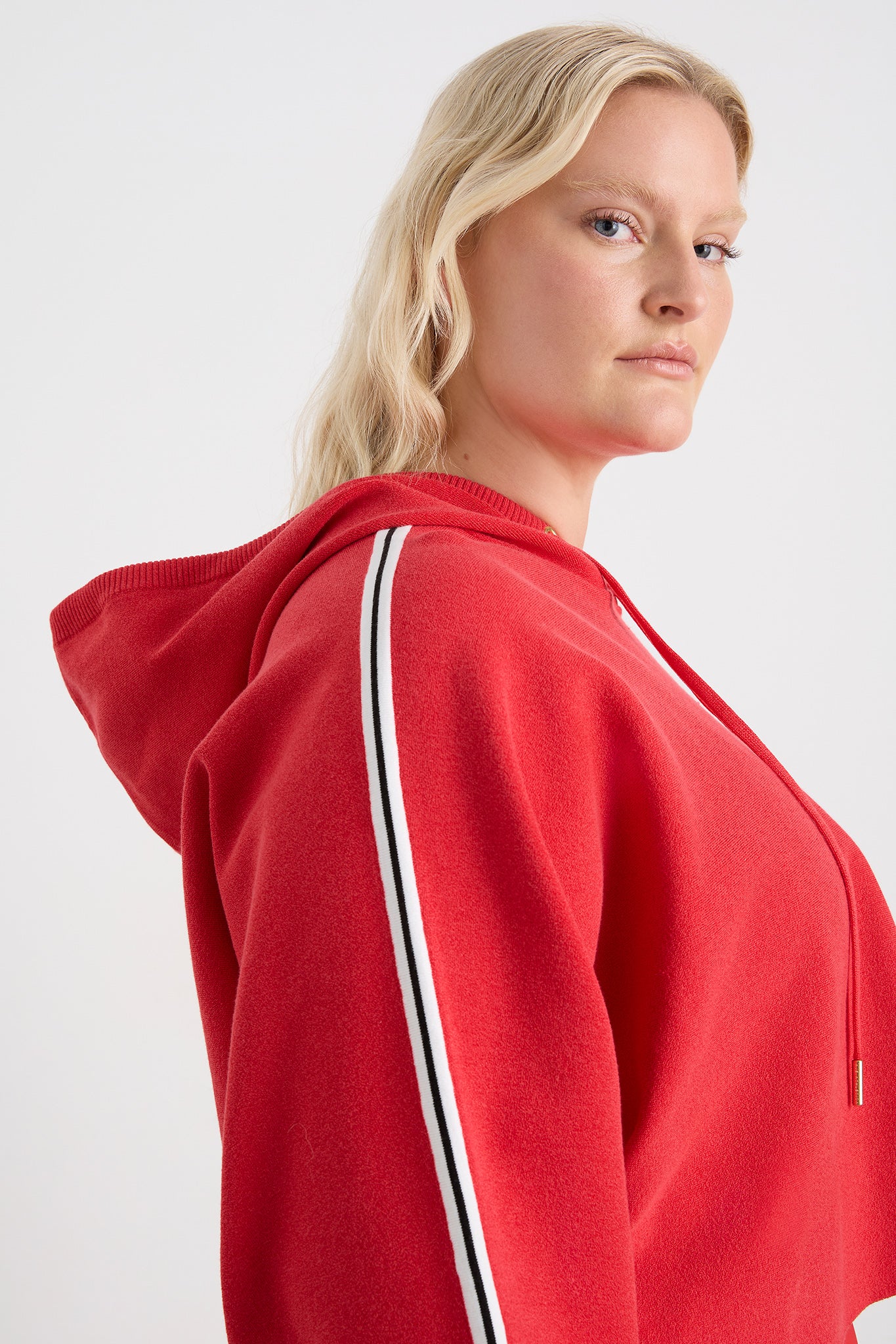 Crop Knit Hoodie 405 - Image 13