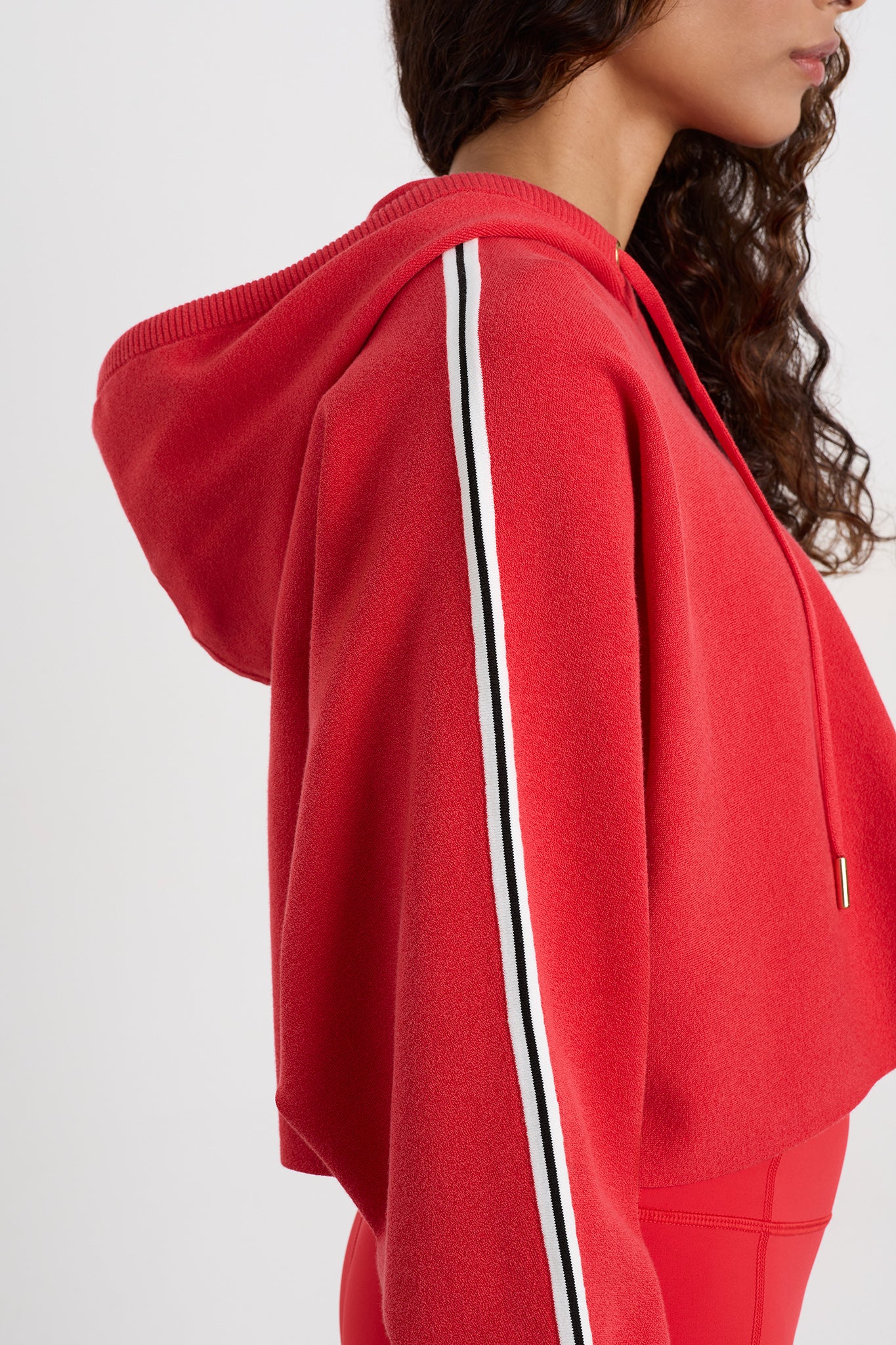 Crop Knit Hoodie 405 - Image 5
