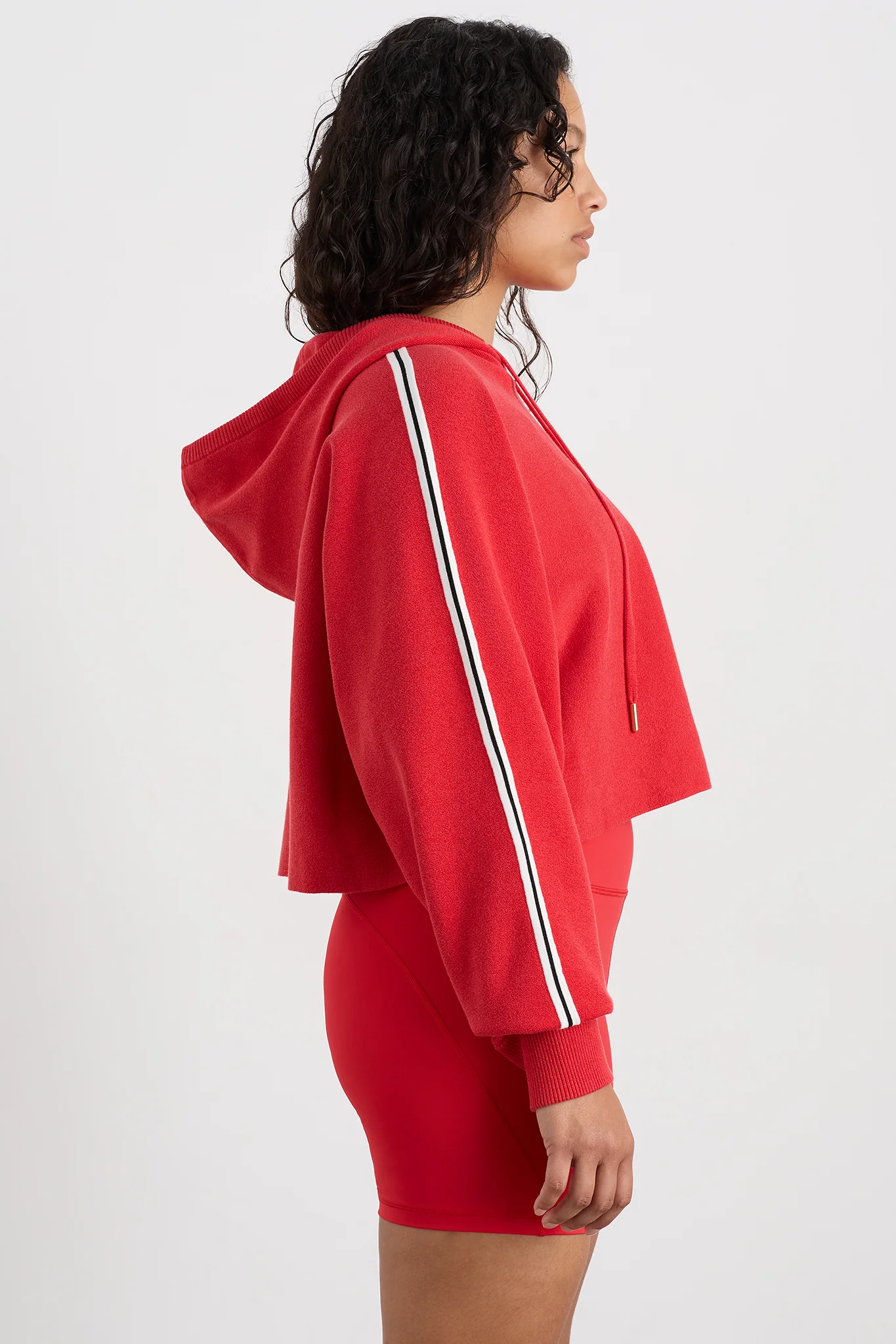 Crop Knit Hoodie 405 - Image 8