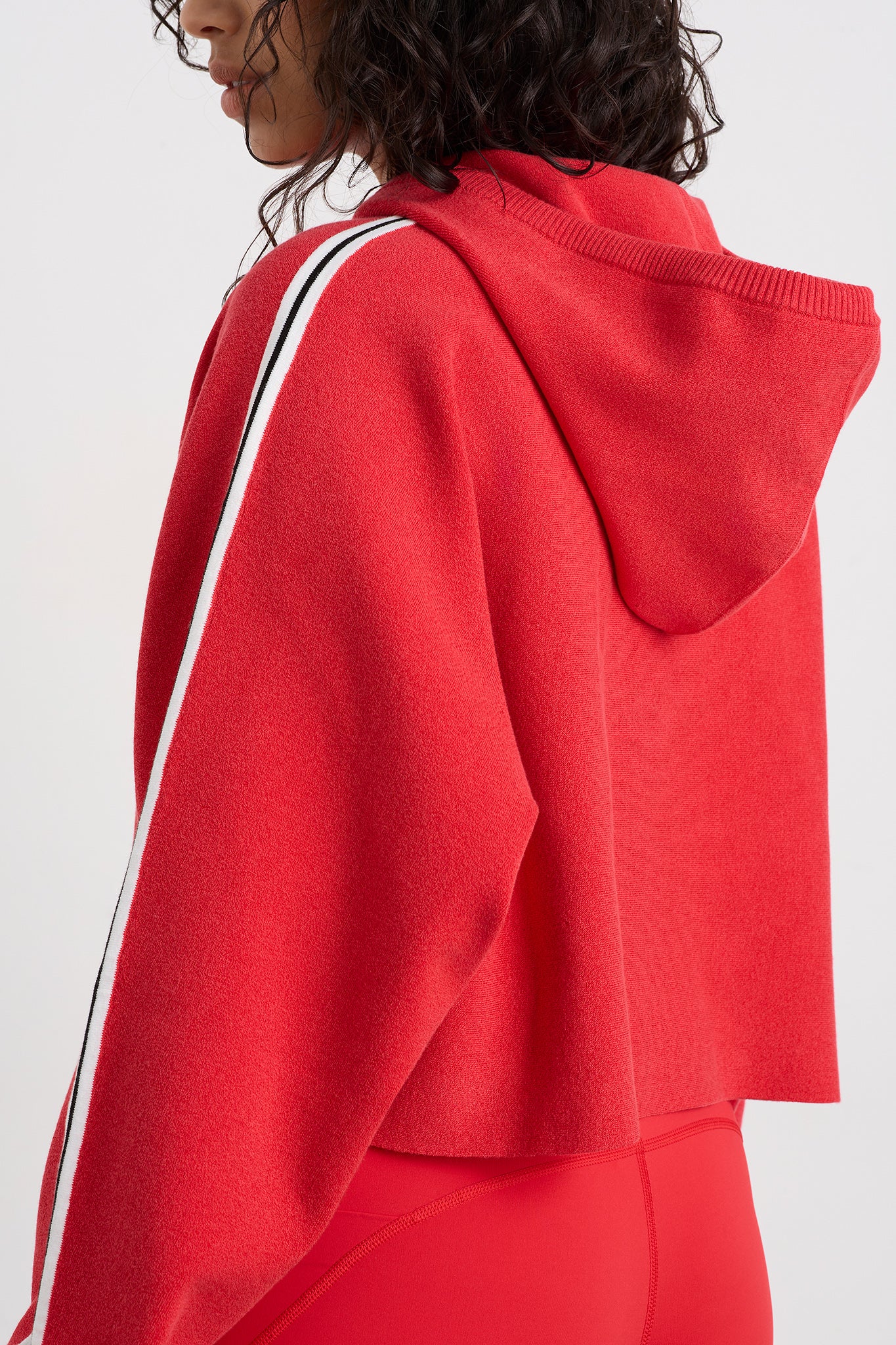 Crop Knit Hoodie 405 - Image 9