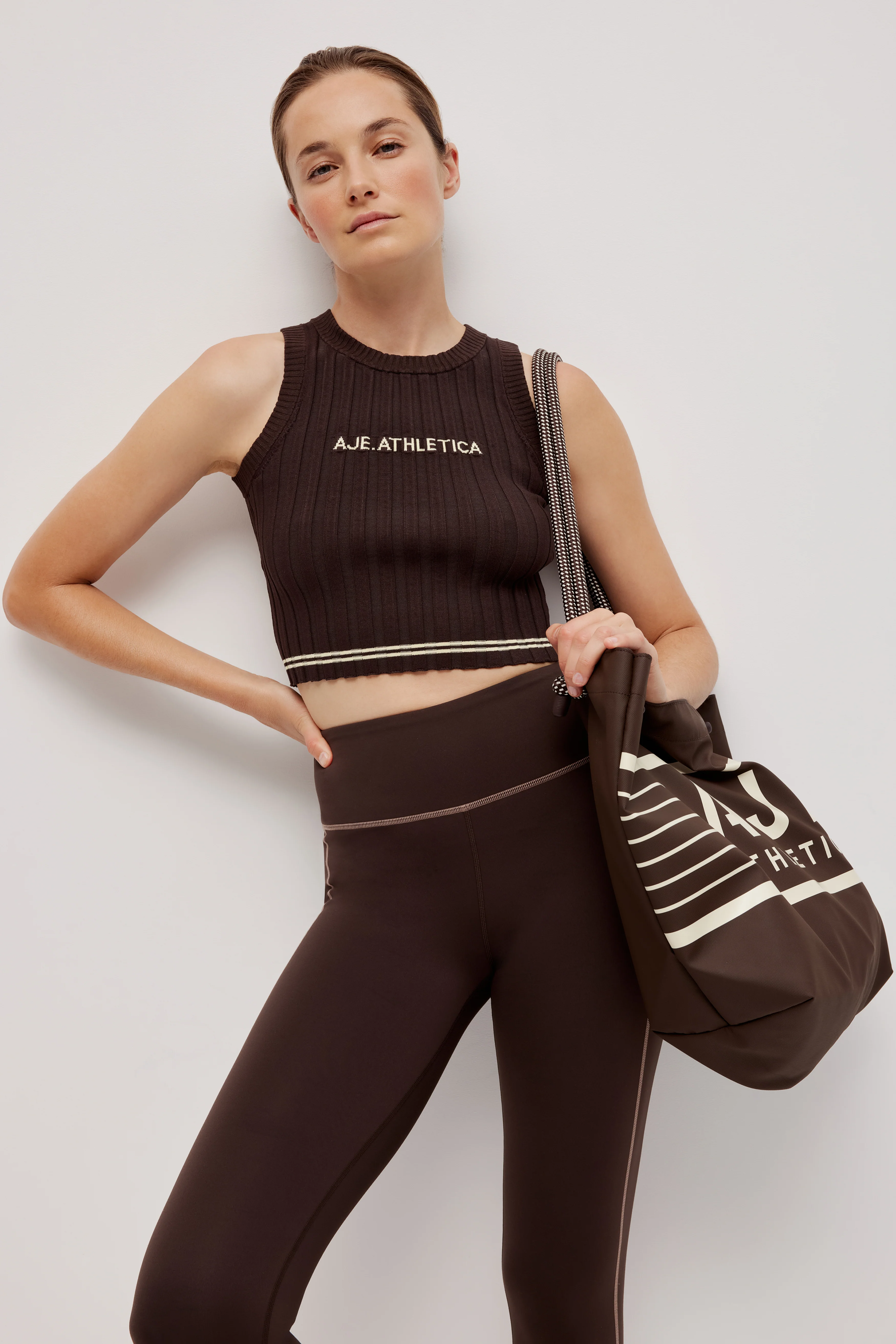 Crop Knit Logo Tank 135 - Image 3