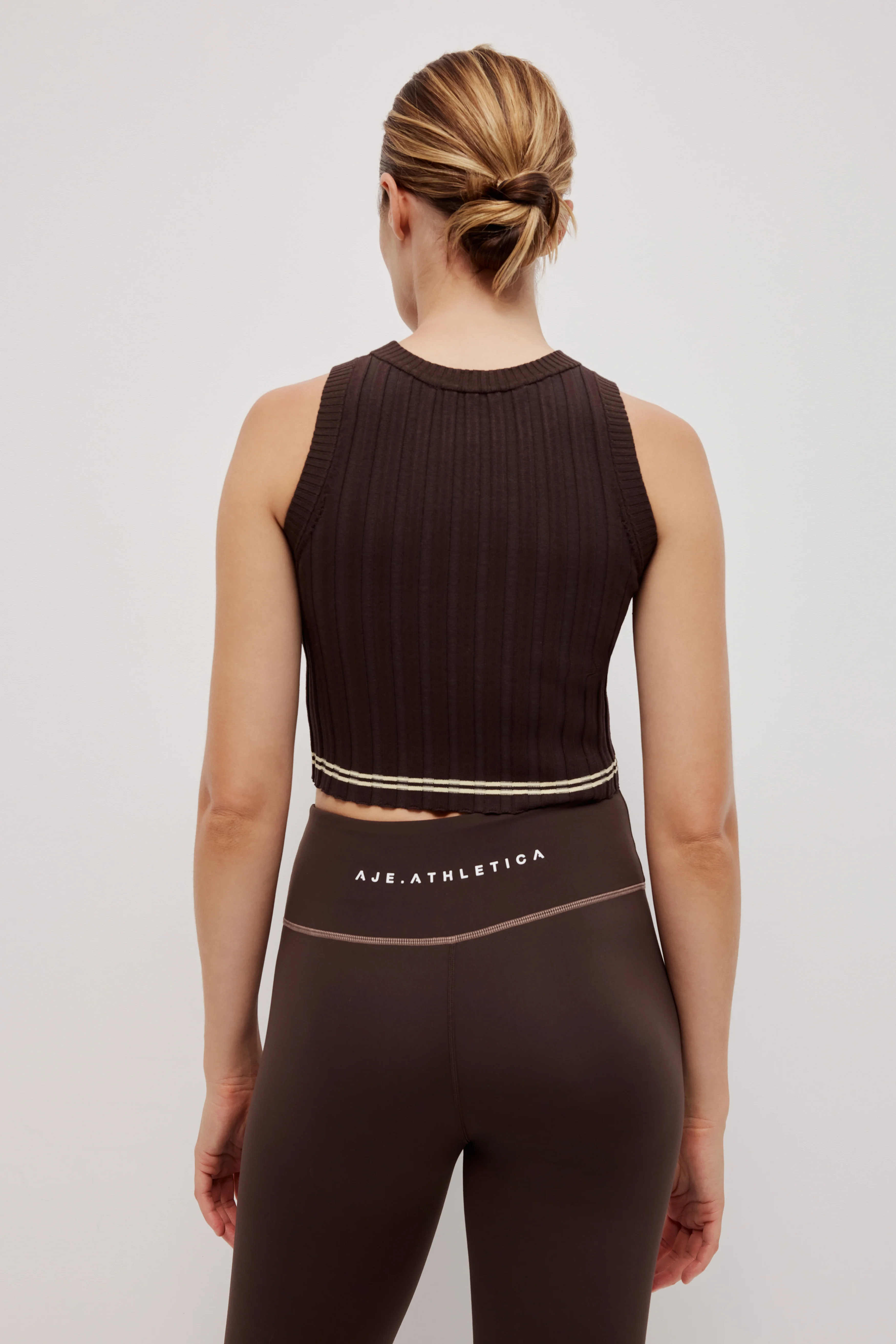 Crop Knit Logo Tank 135 - Image 5