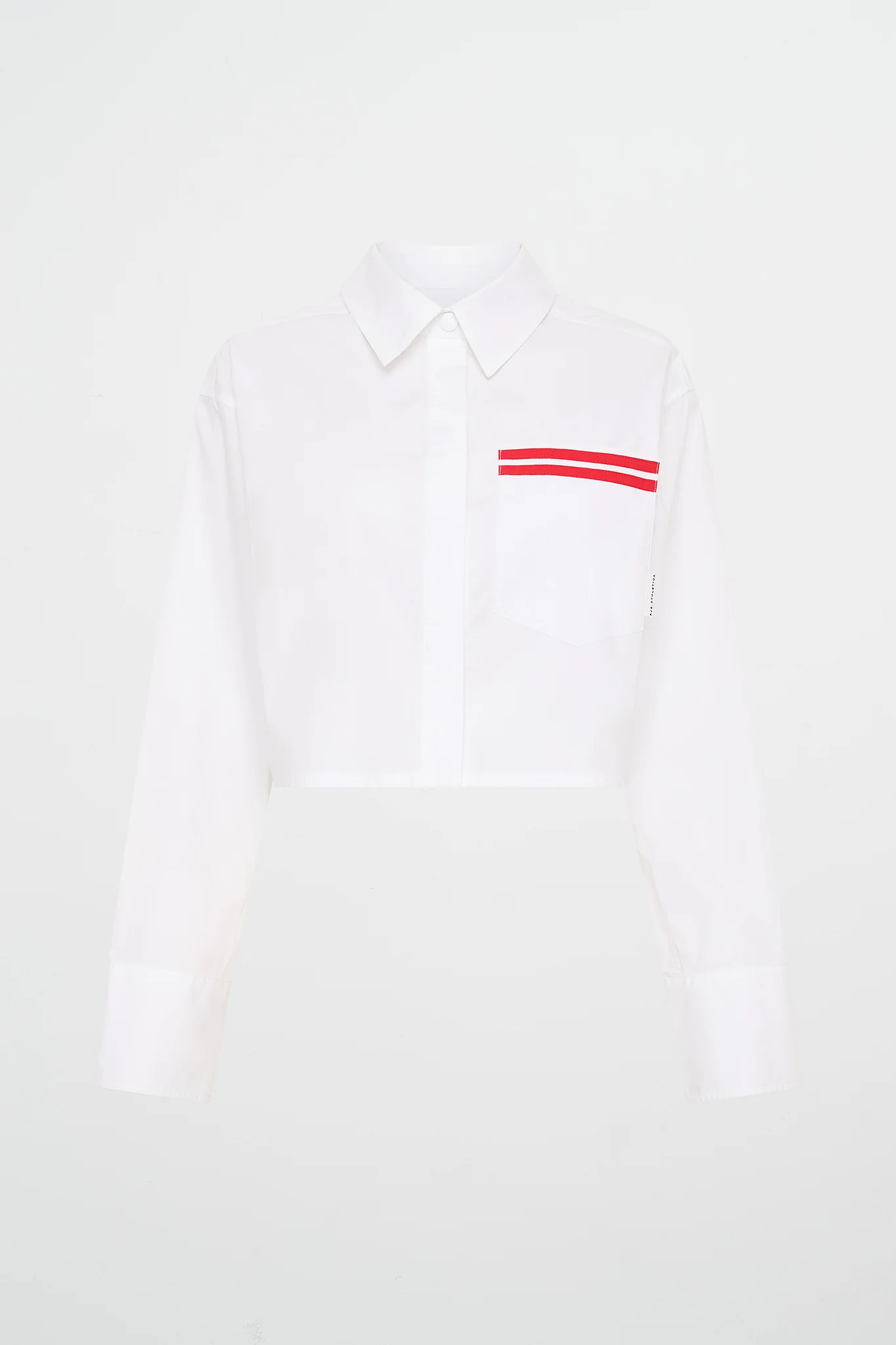 Cropped Cotton Shirt 462 - Image 2