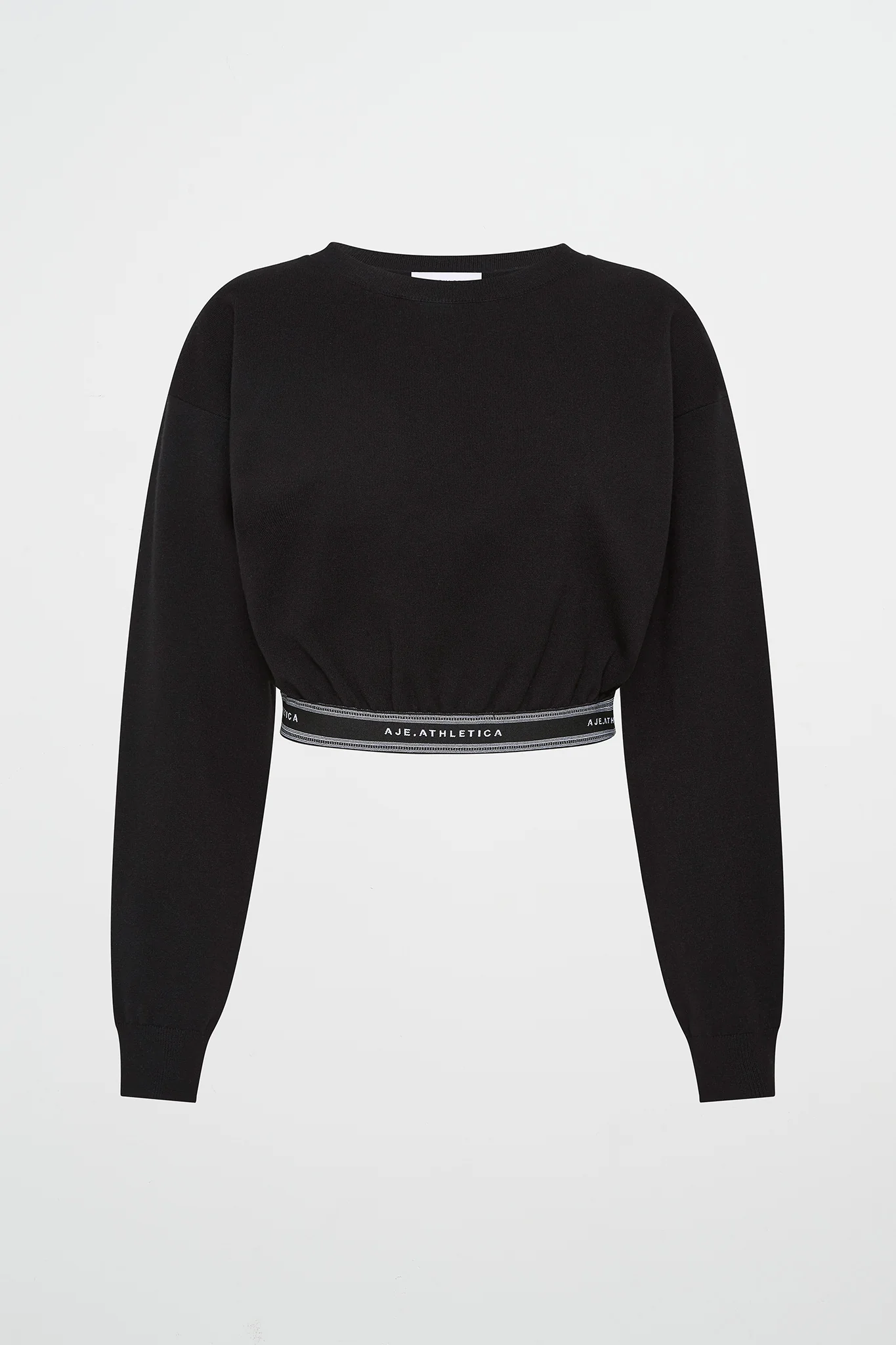 Cropped Elastic Logo Crew - Image 2