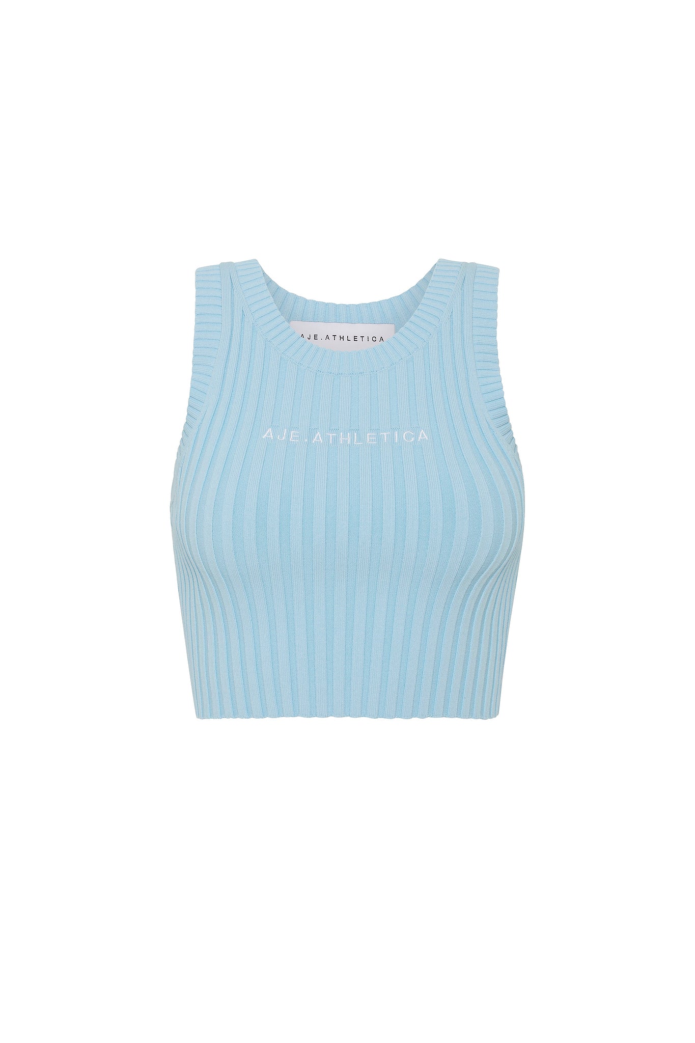Cropped Knitted Logo Tank 135 - Image 7