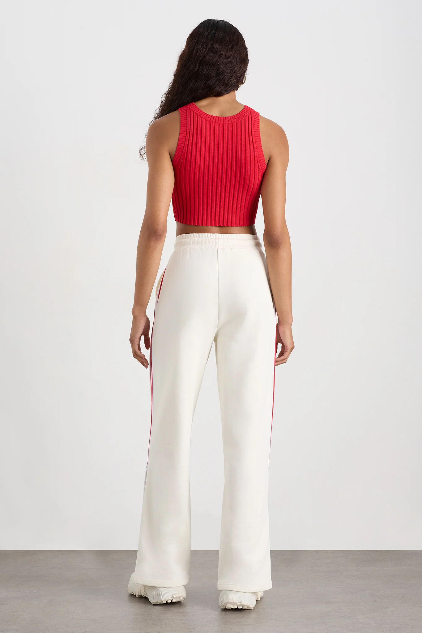 Cropped Knitted Logo Tank 135 - Image 15