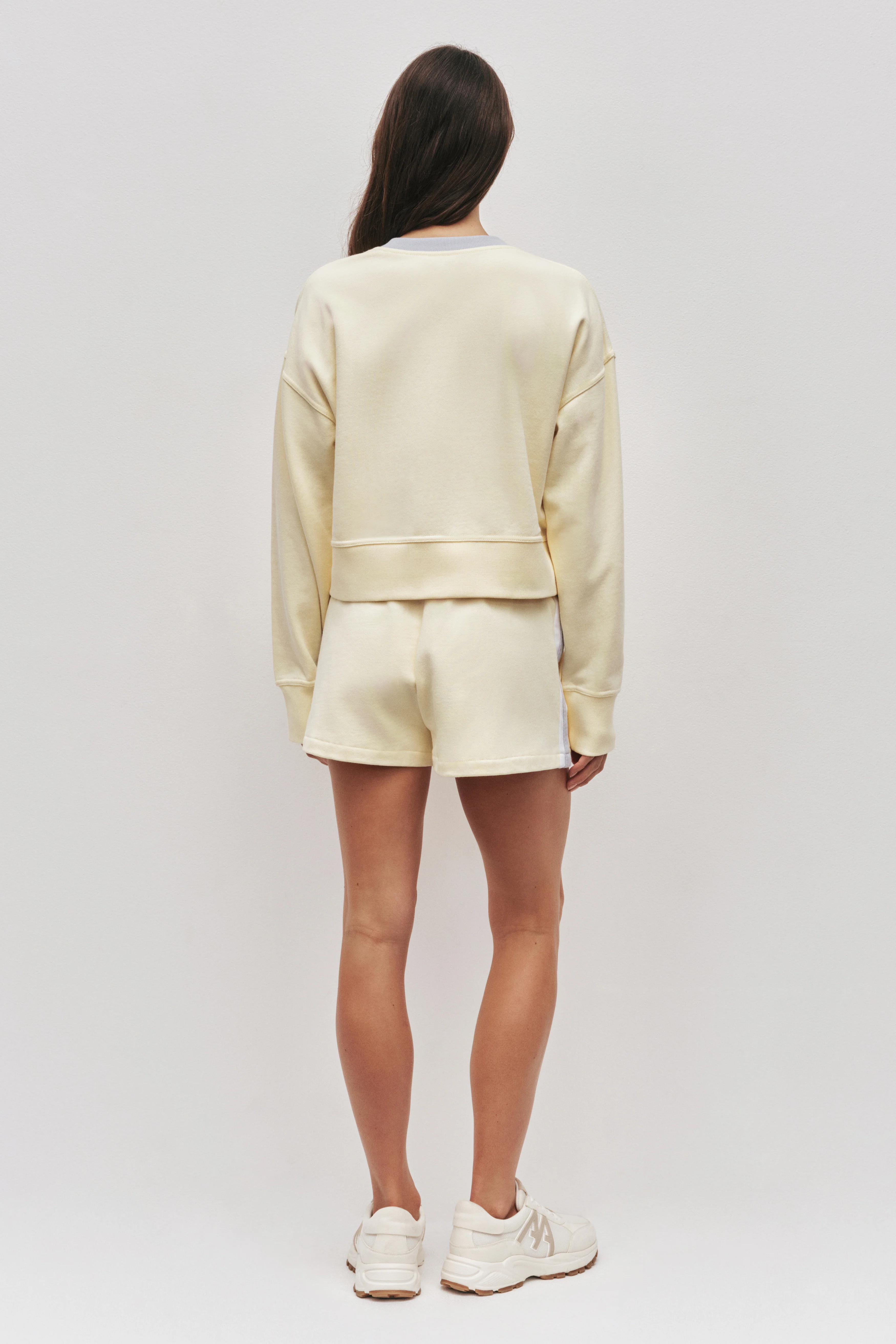 Cropped Logo Crew Jumper 401 - Image 7