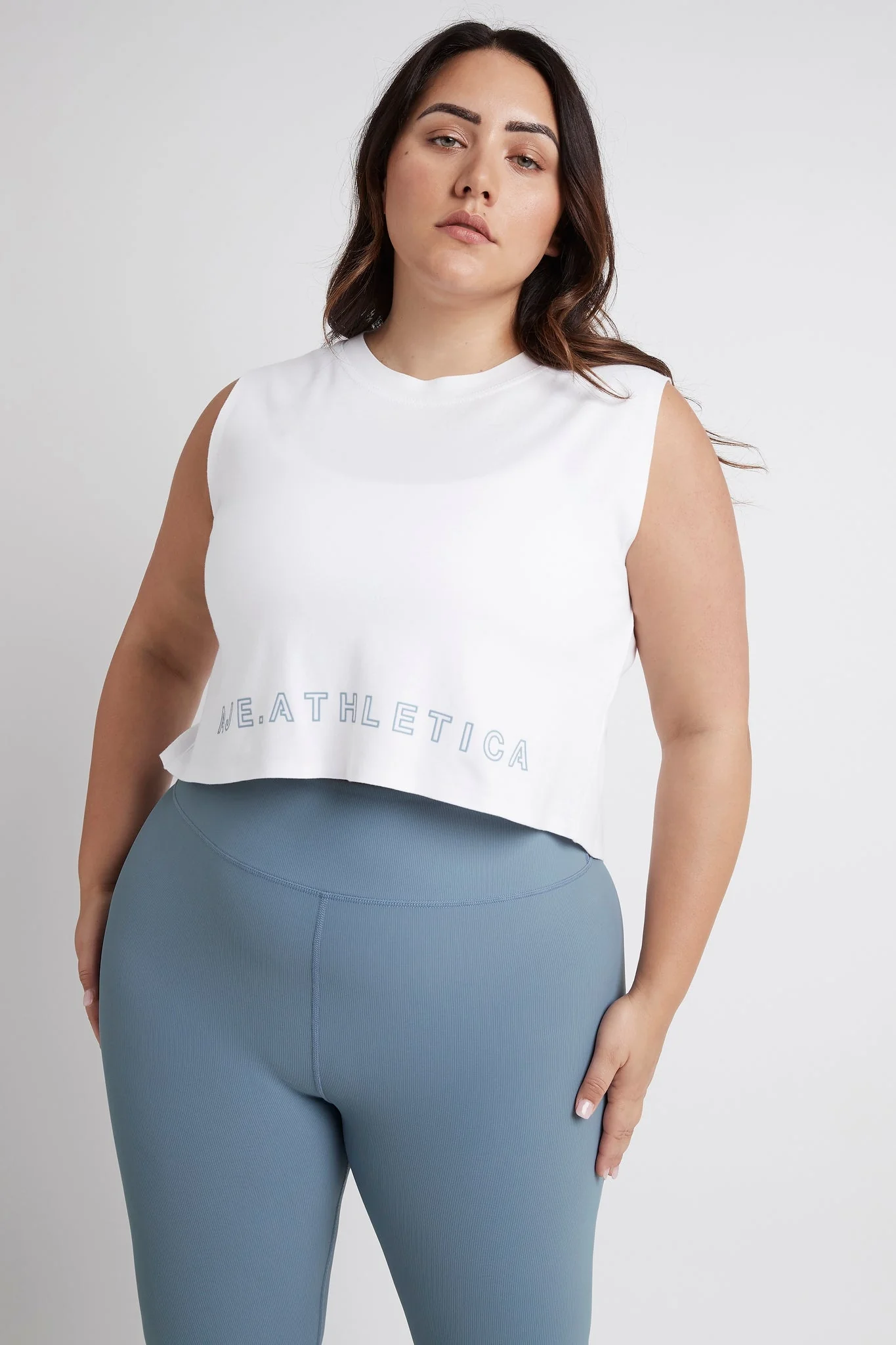 Cropped Split Back Tank 112 - Image 13