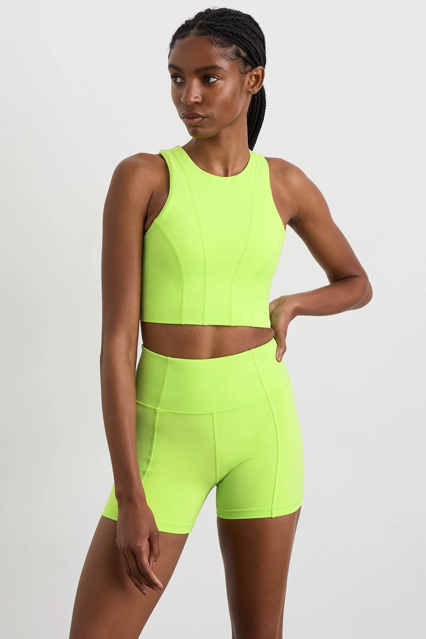Cross Back Crop Top 316