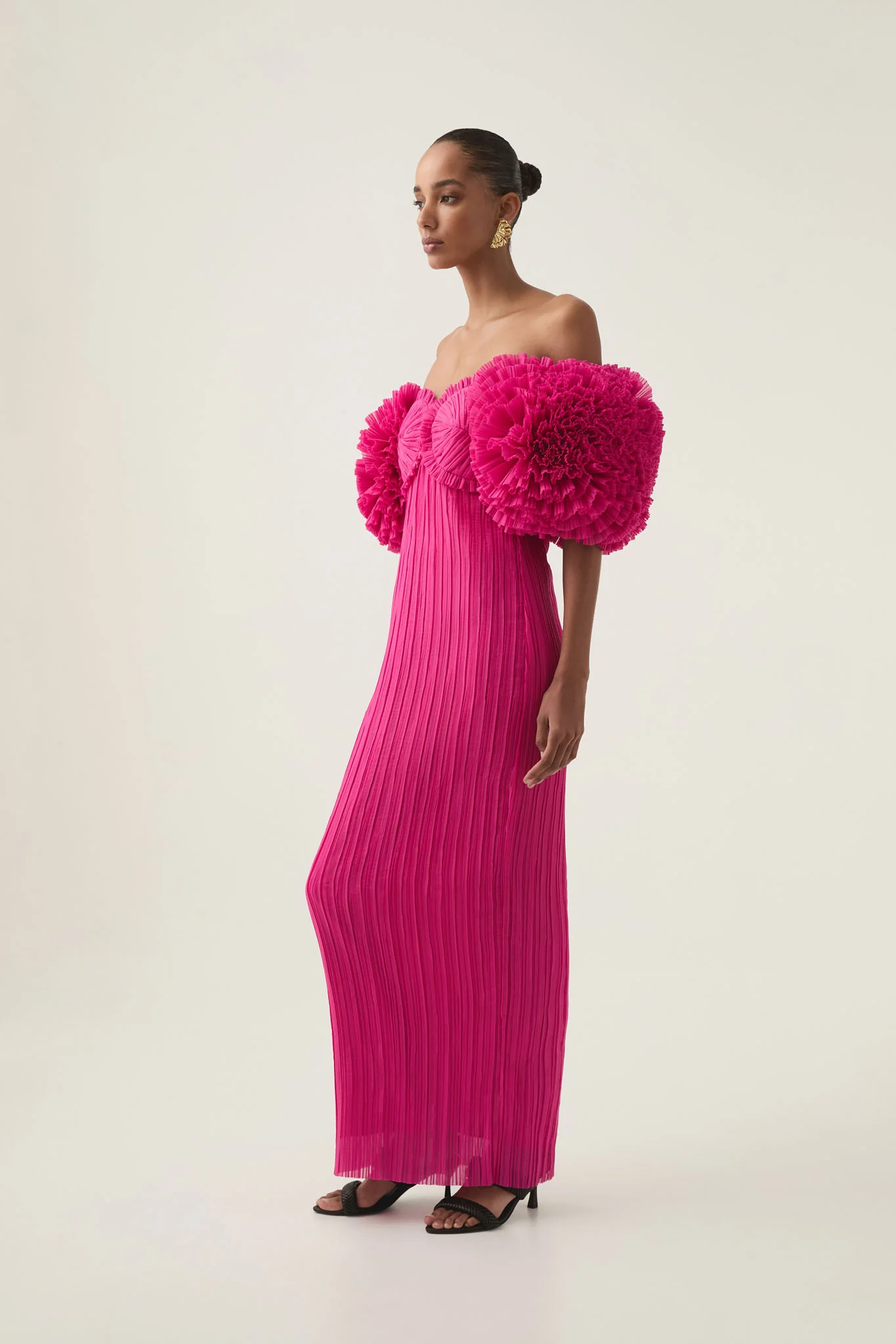 Crystallise Pleated Gown - Image 4
