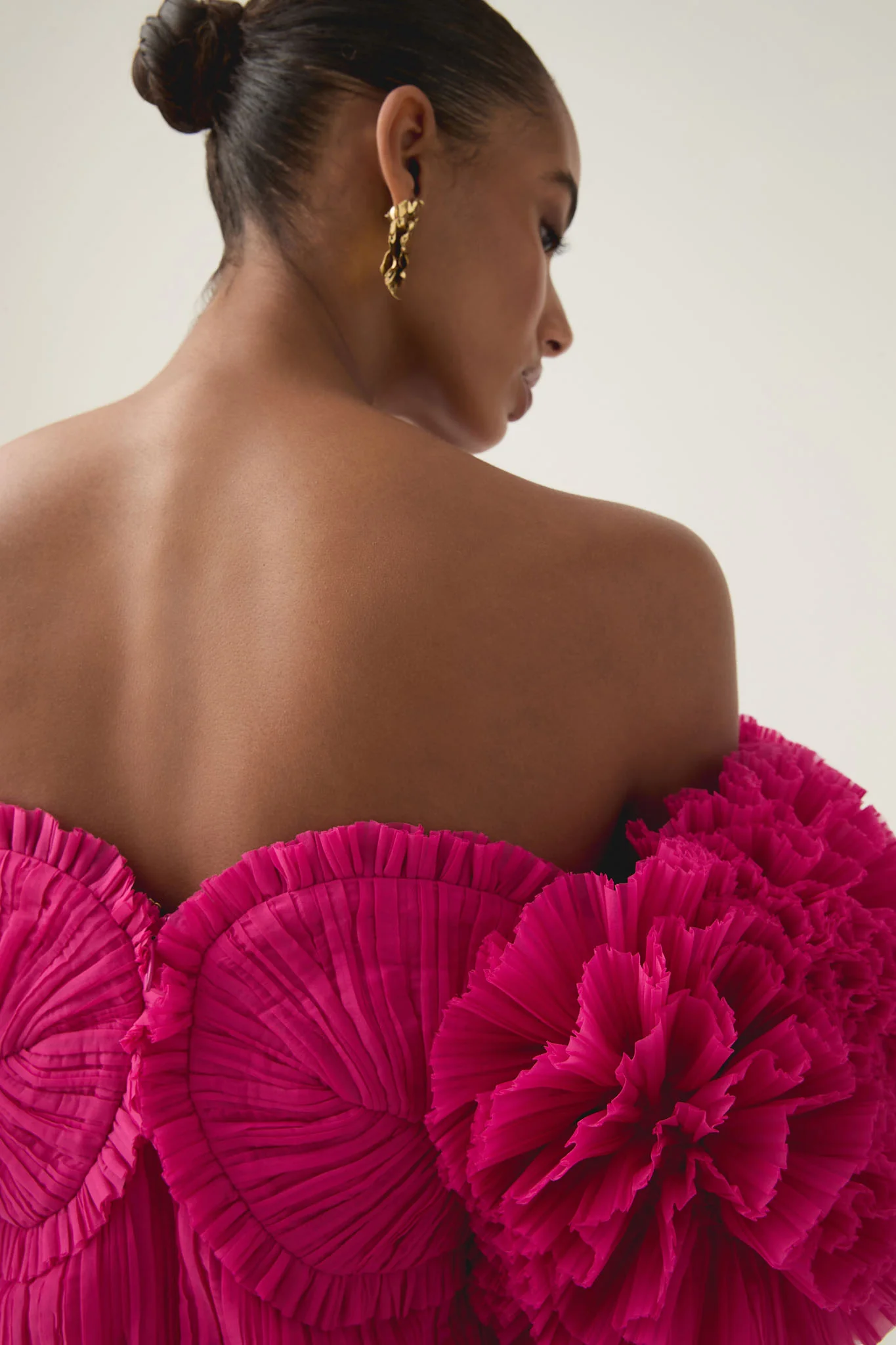 Crystallise Pleated Gown - Image 6