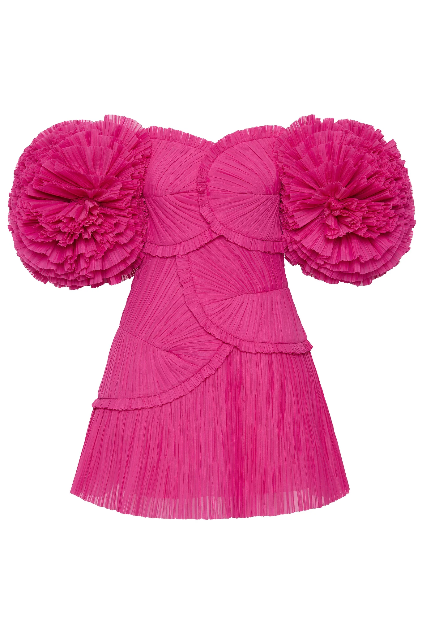 Crystallise Pleated Mini Dress - Image 2