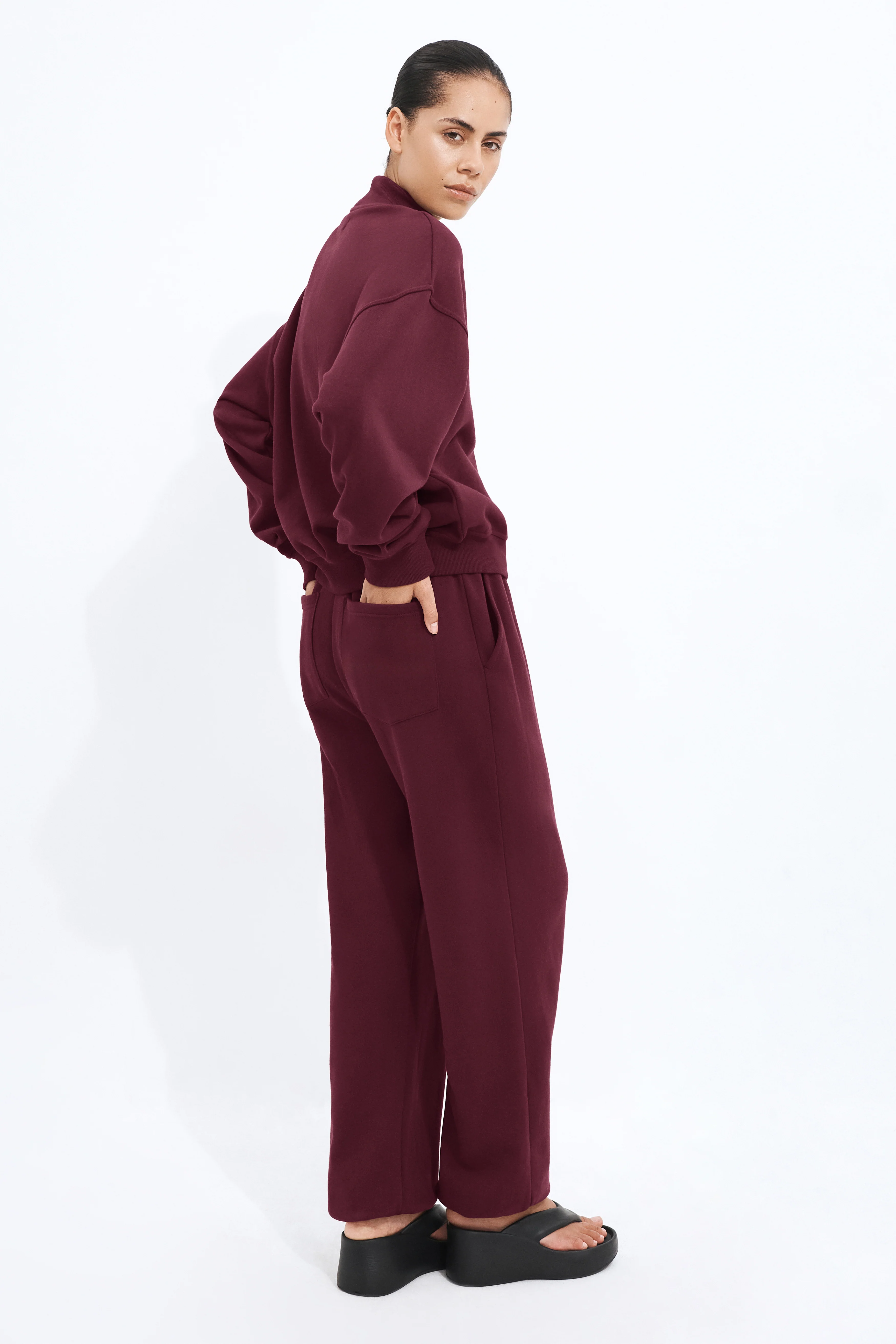 Cuffed Hem Logo Track Pants - Image 5